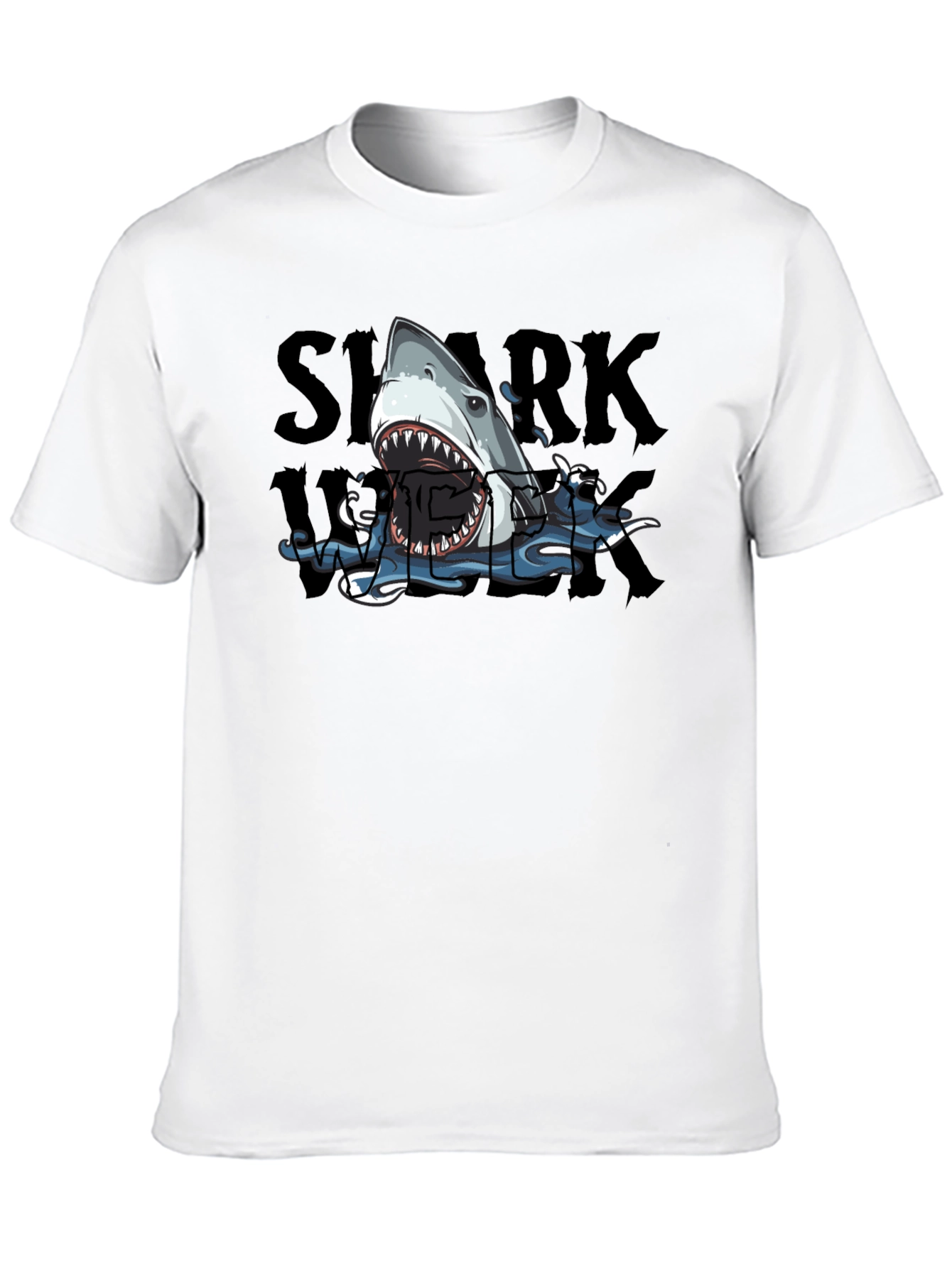 Black Shark Week Graphic Print Tee view 10