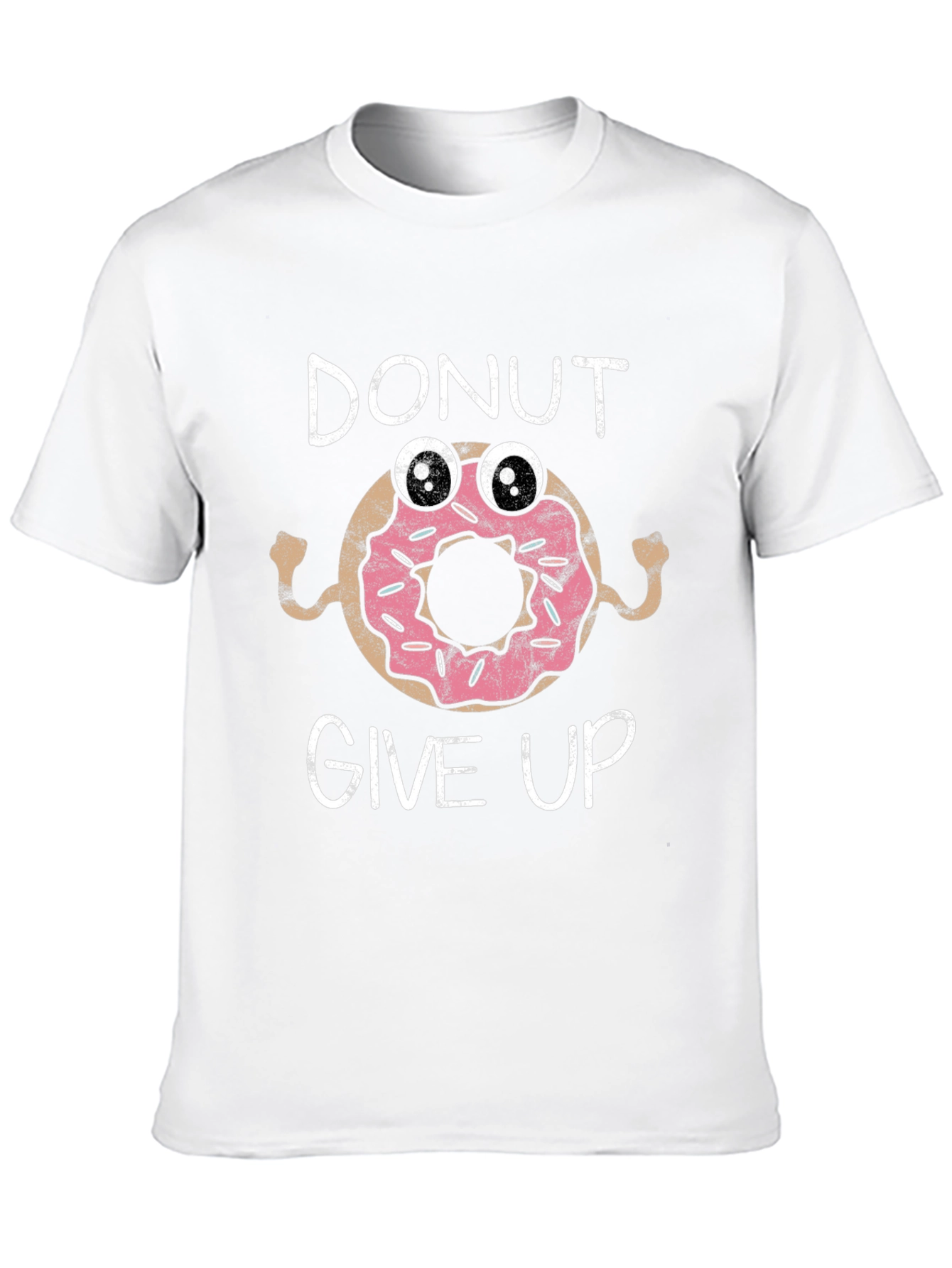 Black Donut Give Up Graphic Tee view 10