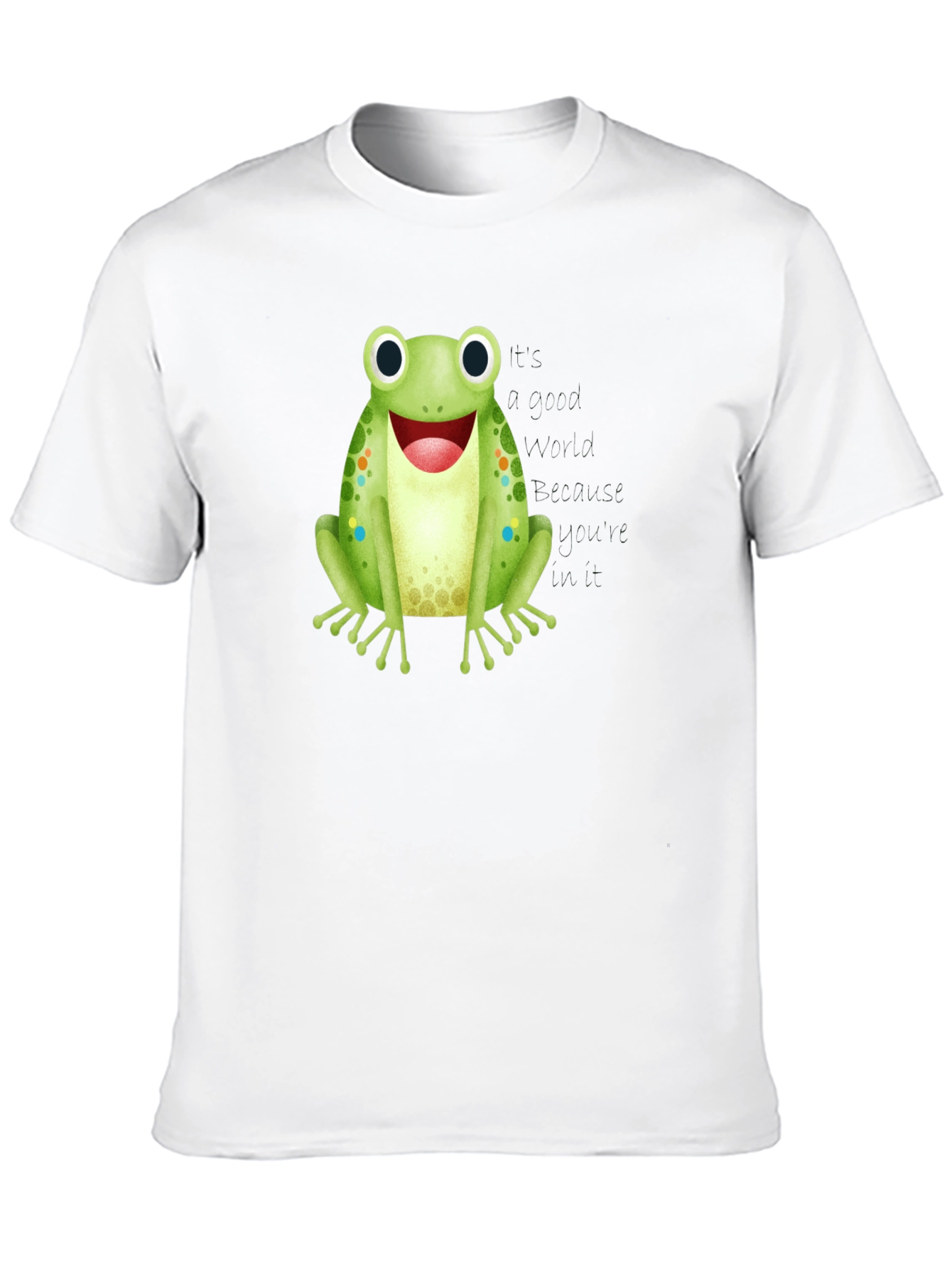 Black Frog Graphic Black T-Shirt - Men's Casual Tee view 10