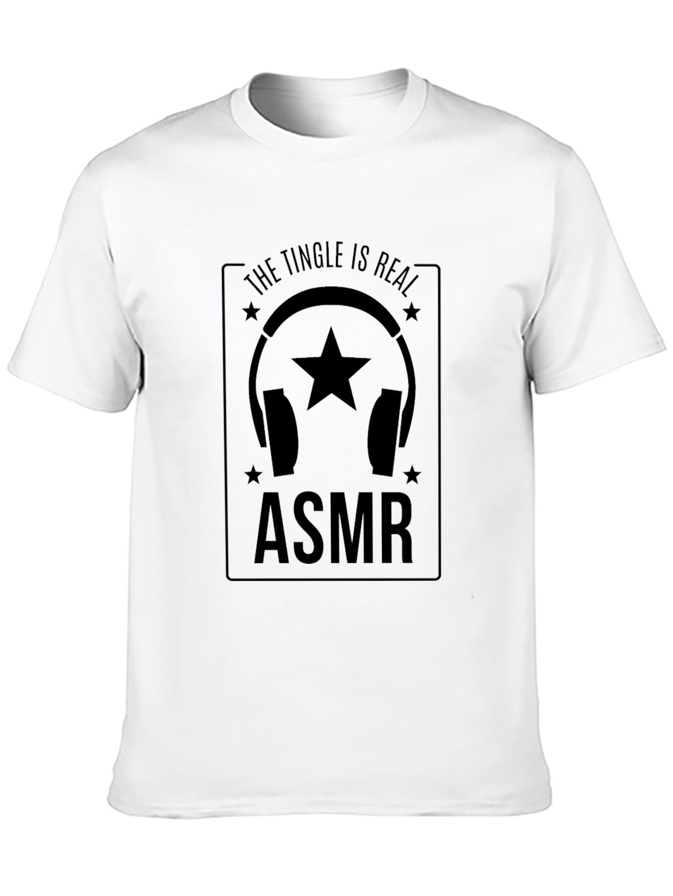 Black ASMR Tingle is Real T-Shirt view 10