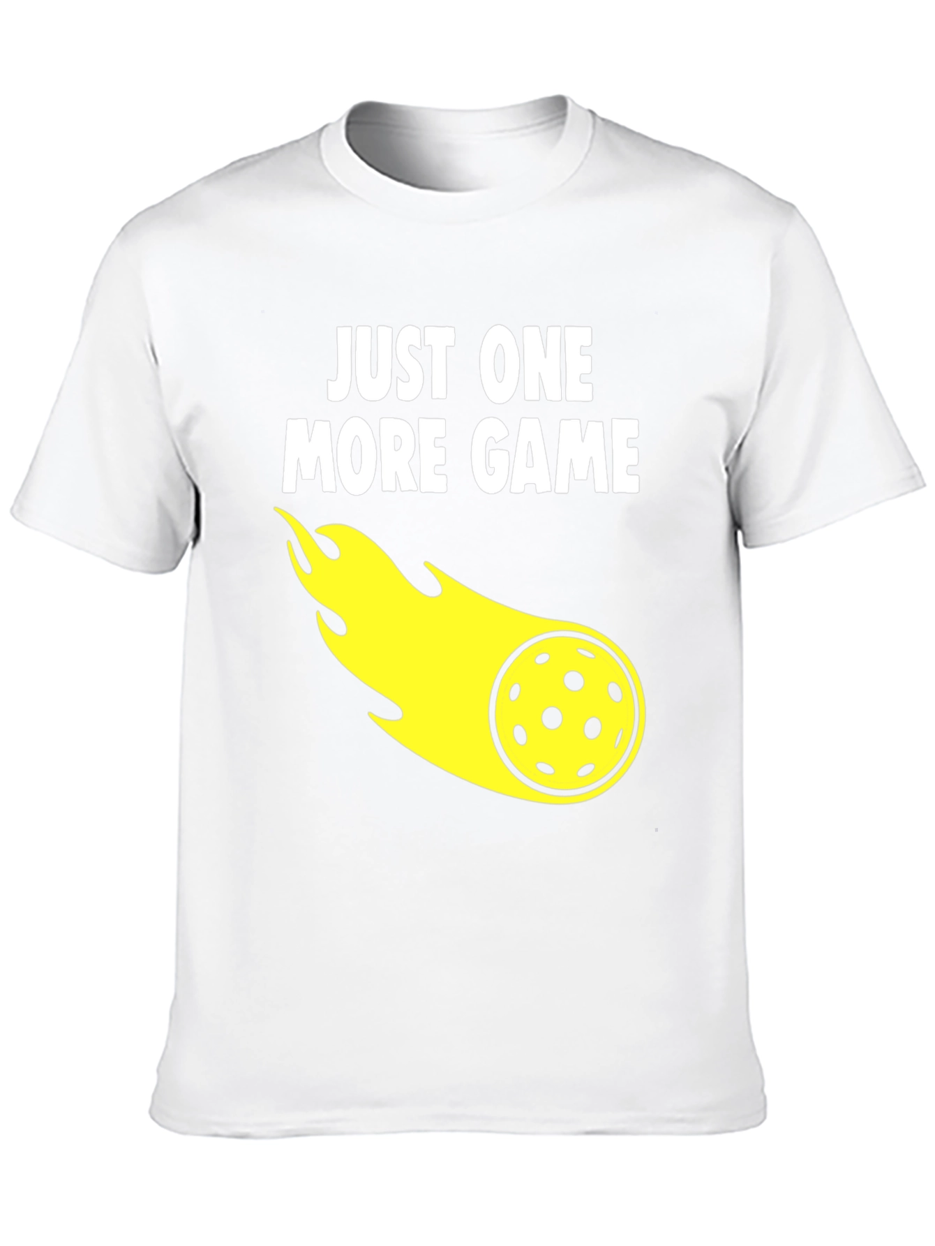 Black Just One More Game Pickleball T-Shirt view 10