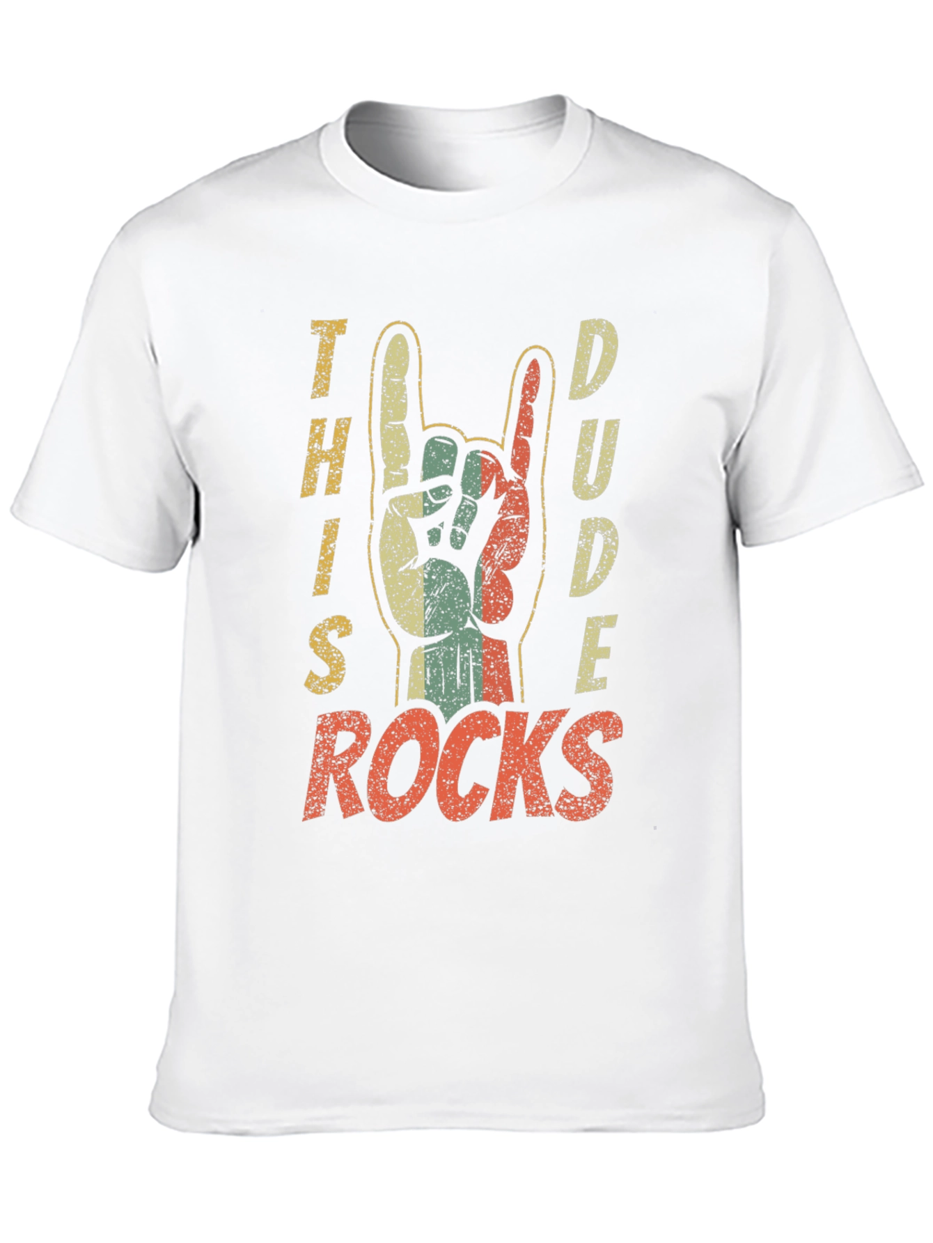 This Dude Rocks Graphic Tee - 10