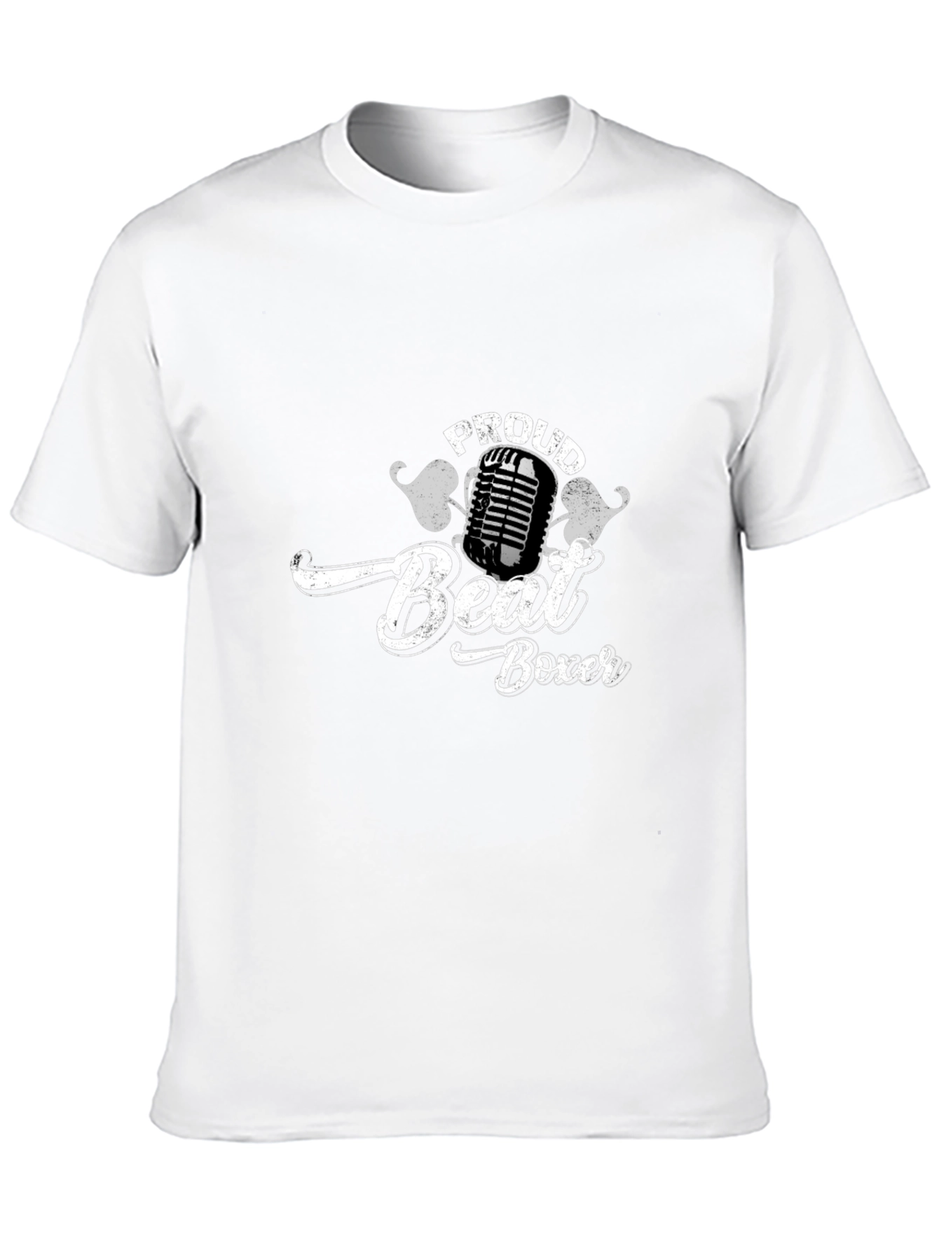 Black Proud Beat Boxer Black T-Shirt - Music Lover Tee view 10