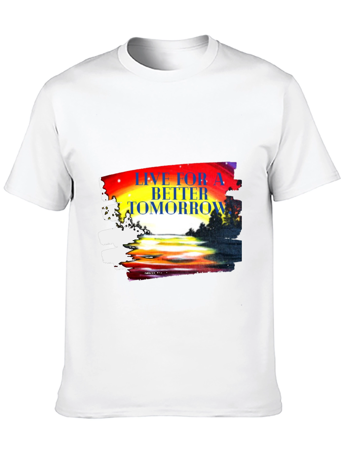 Black Live for a Better Tomorrow Graphic T-Shirt view 10