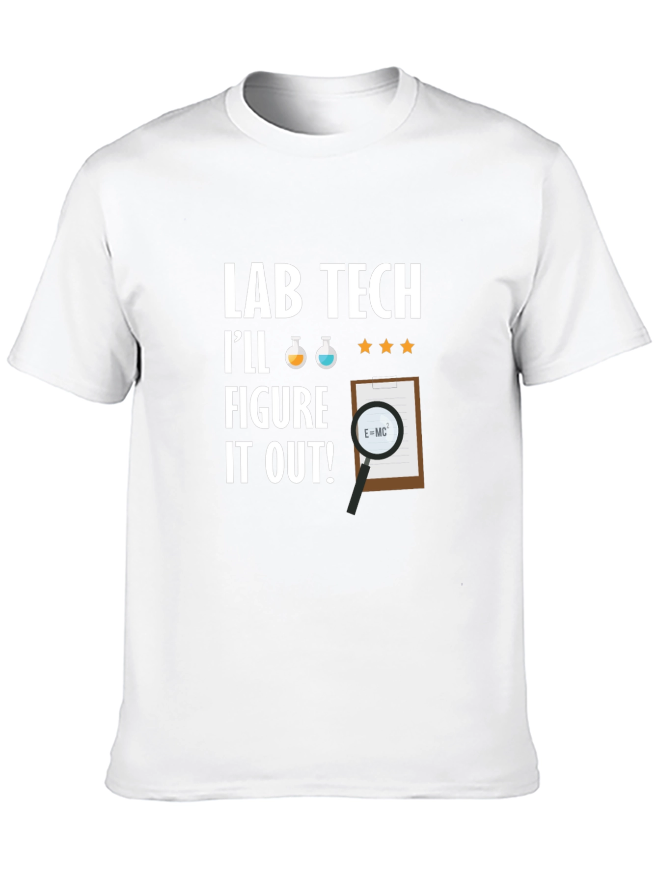 Black Lab Tech I'll Figure it Out! T-Shirt view 10