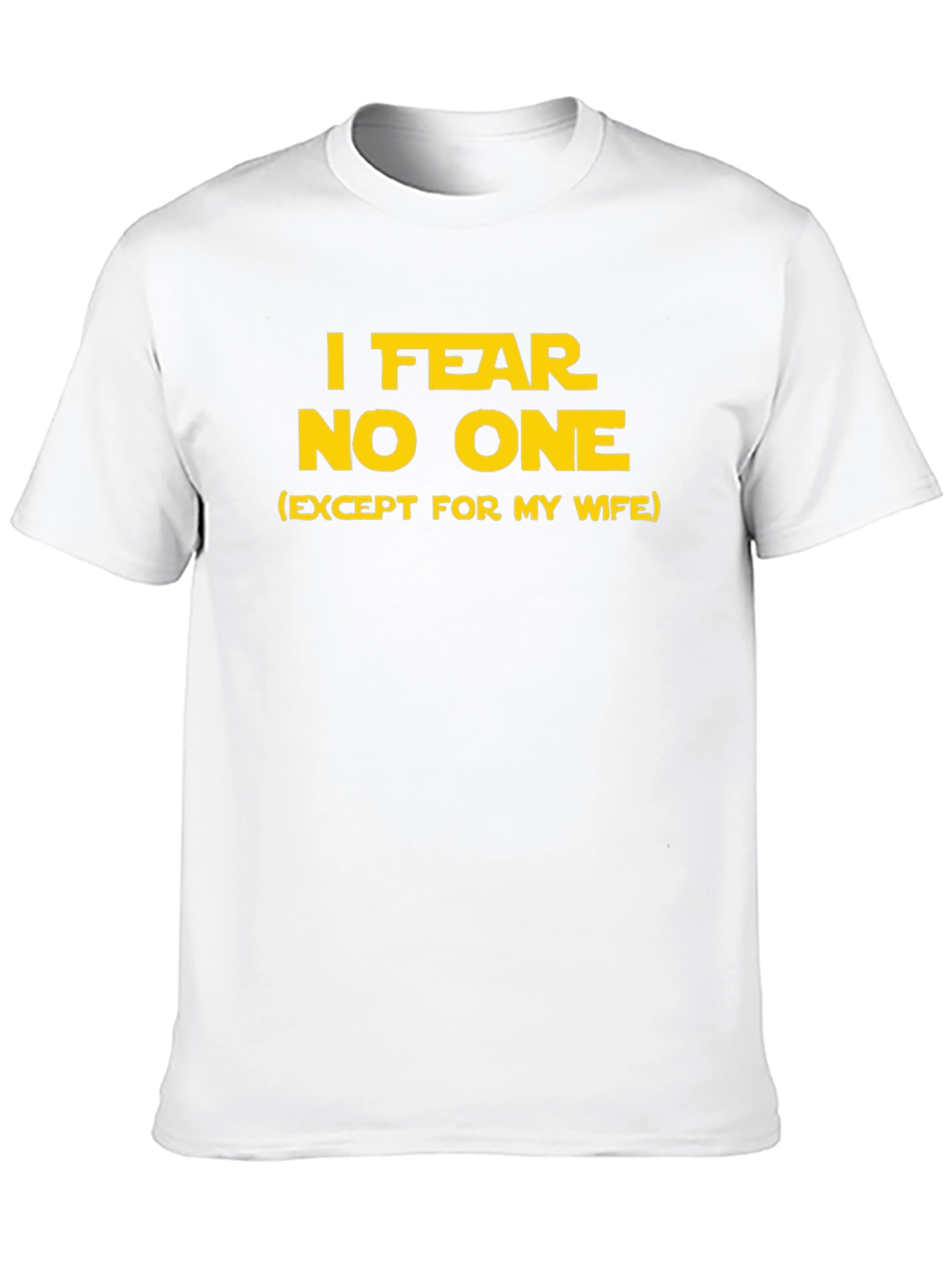 Black Fear No One Funny T-Shirt view 10