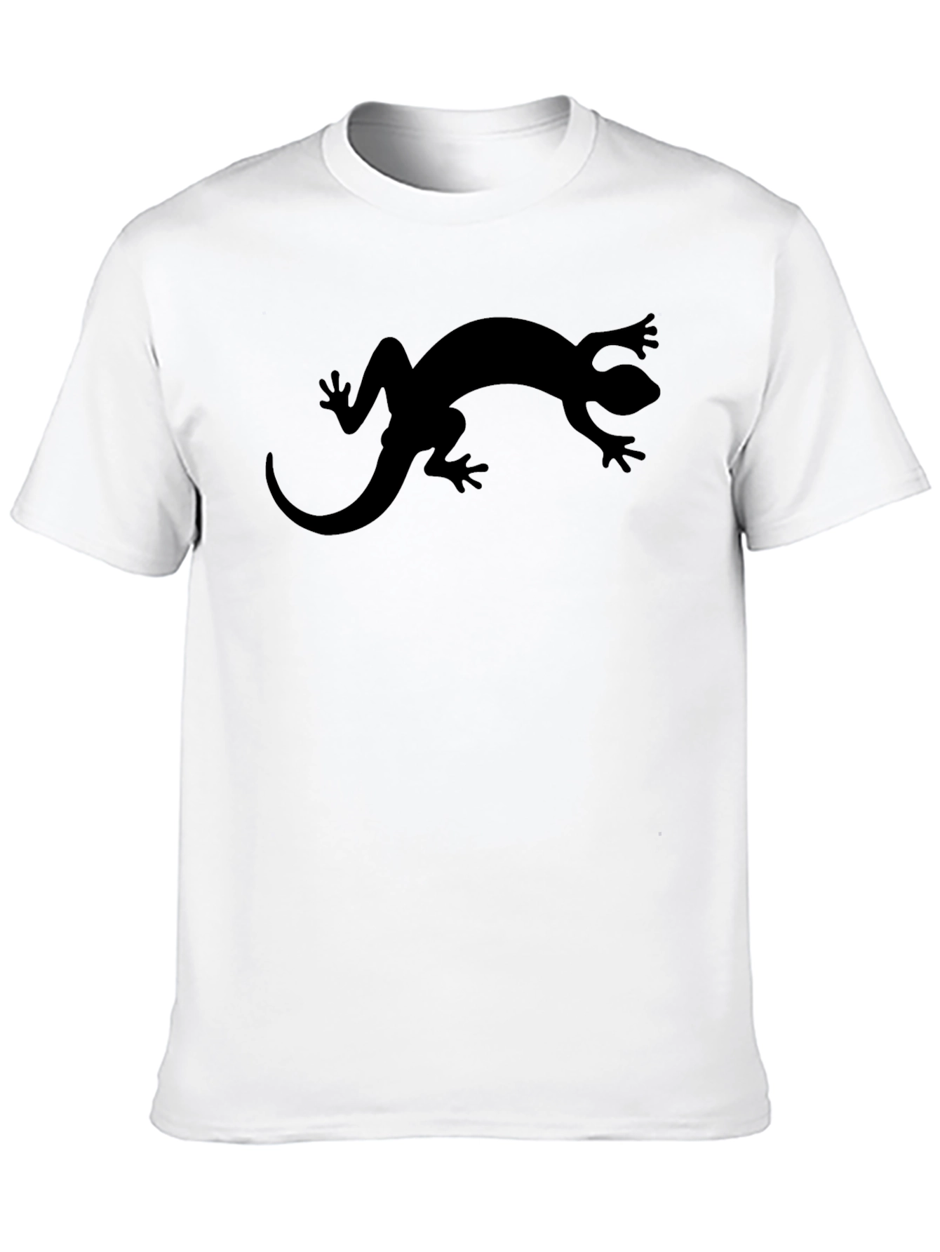 Black Black Lizard Graphic T-Shirt for Men view 10