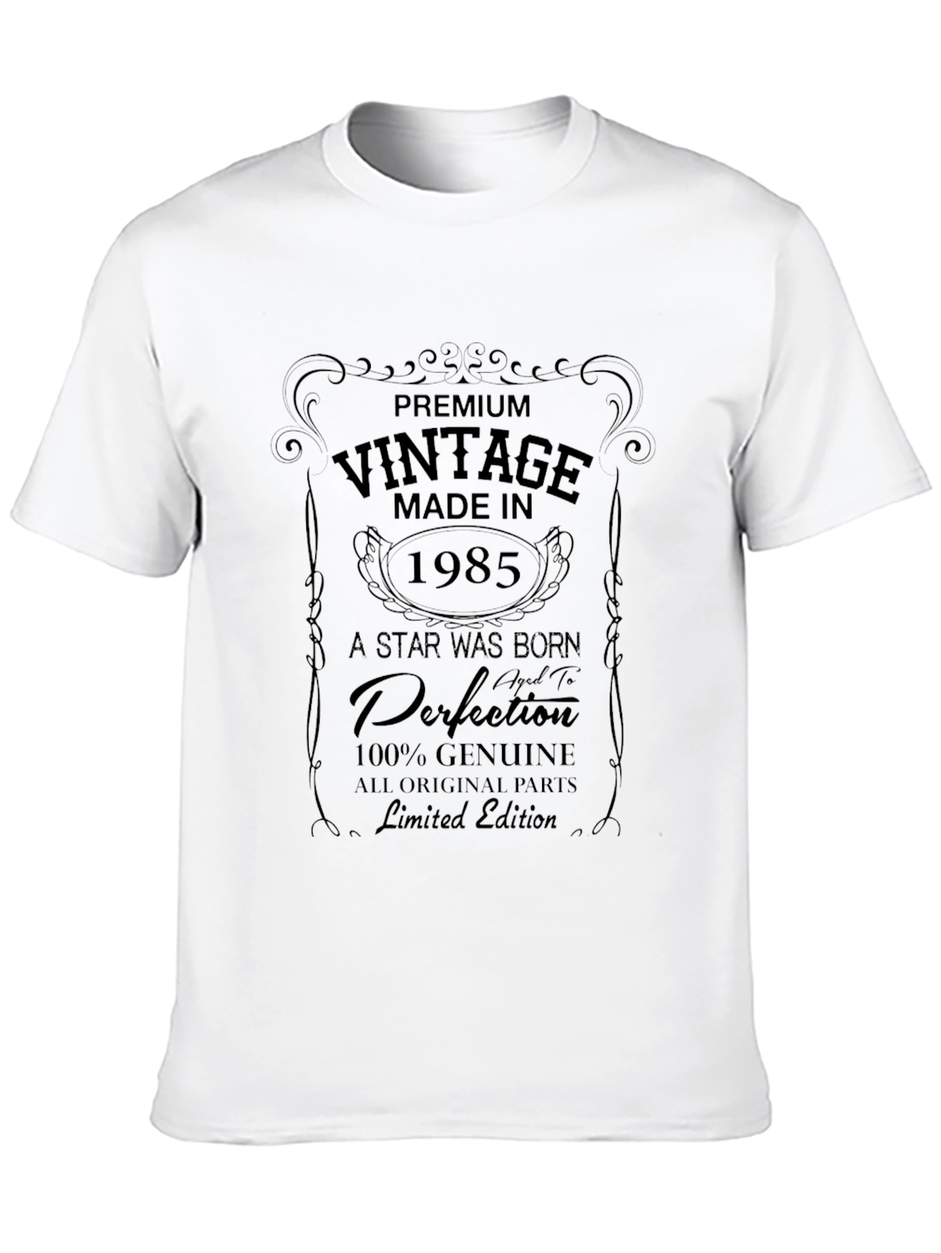Black Vintage 1985 Premium Limited Edition T-Shirt view 10