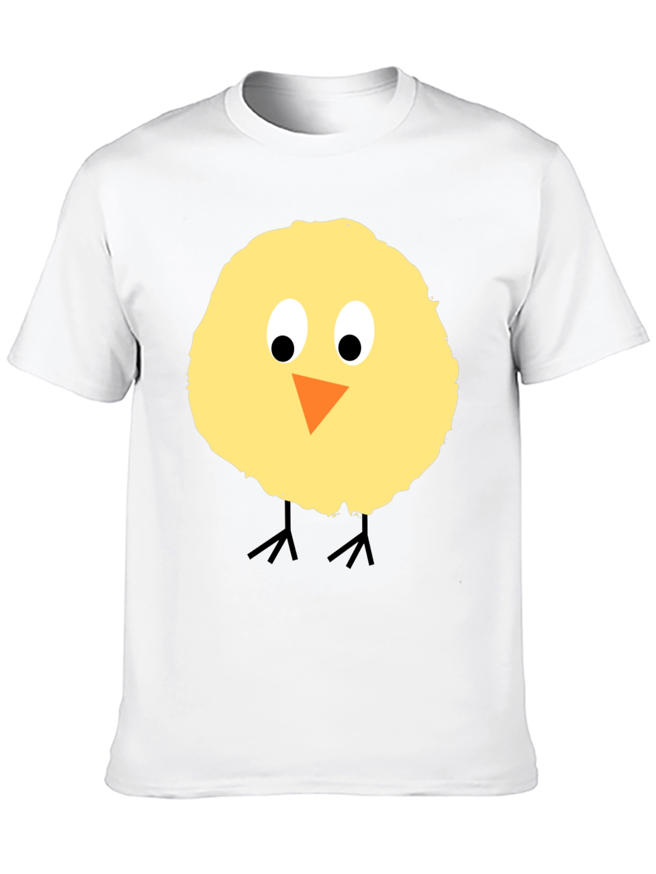 Black Cute Chick Graphic T-Shirt - Black Cotton Tee view 10