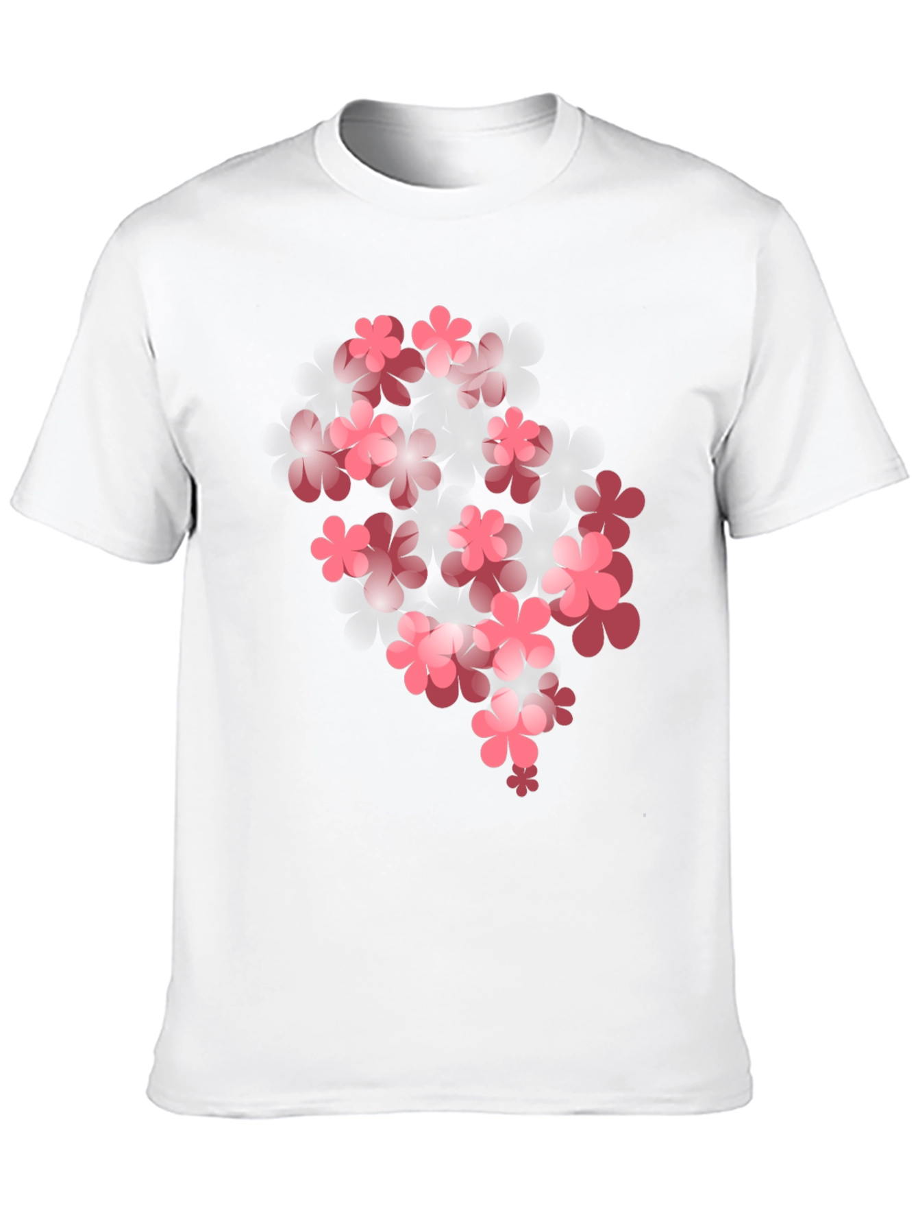 Black Floral Bloom Graphic T-Shirt - Black view 10