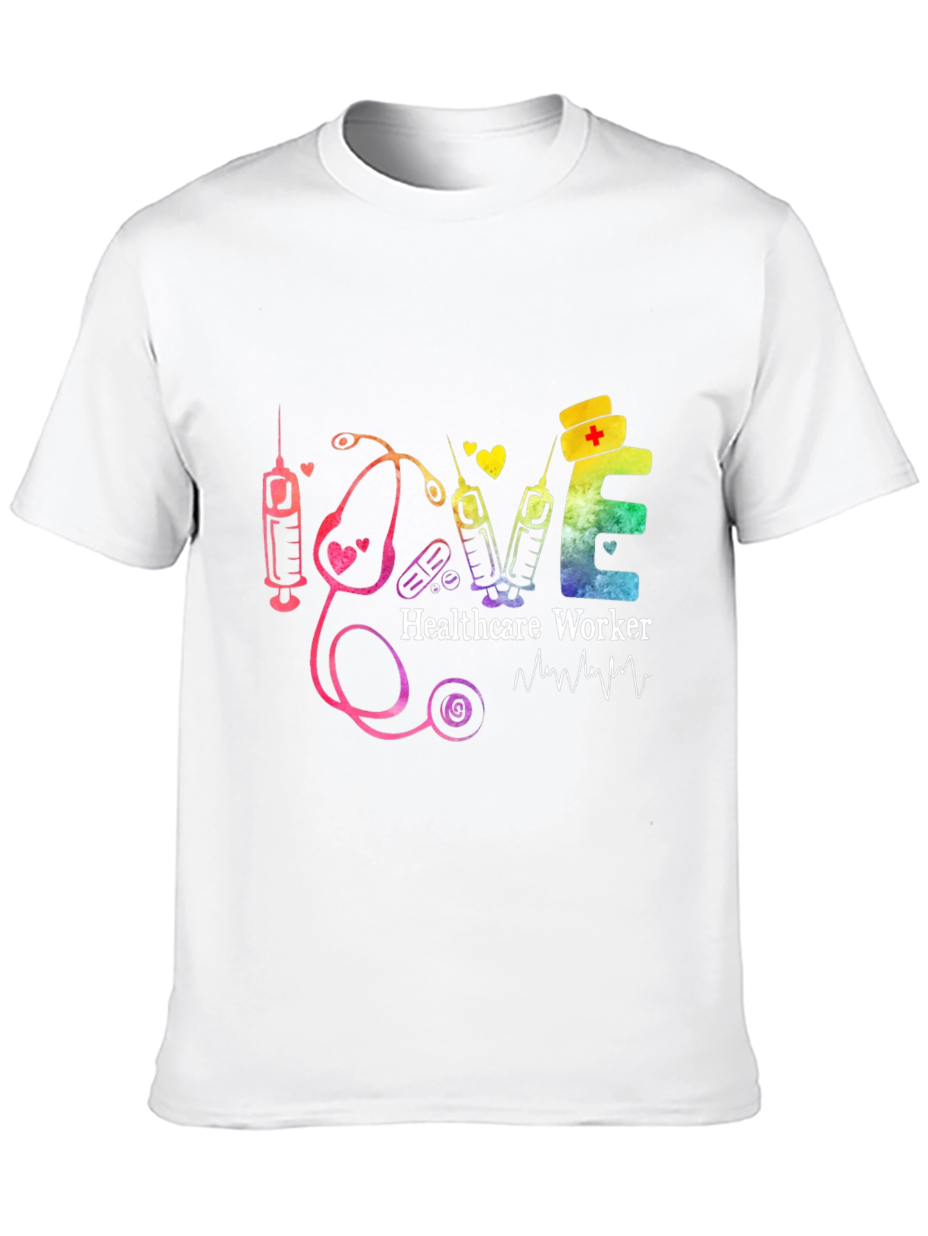 Healthcare Worker Love Graphic T-Shirt - 10