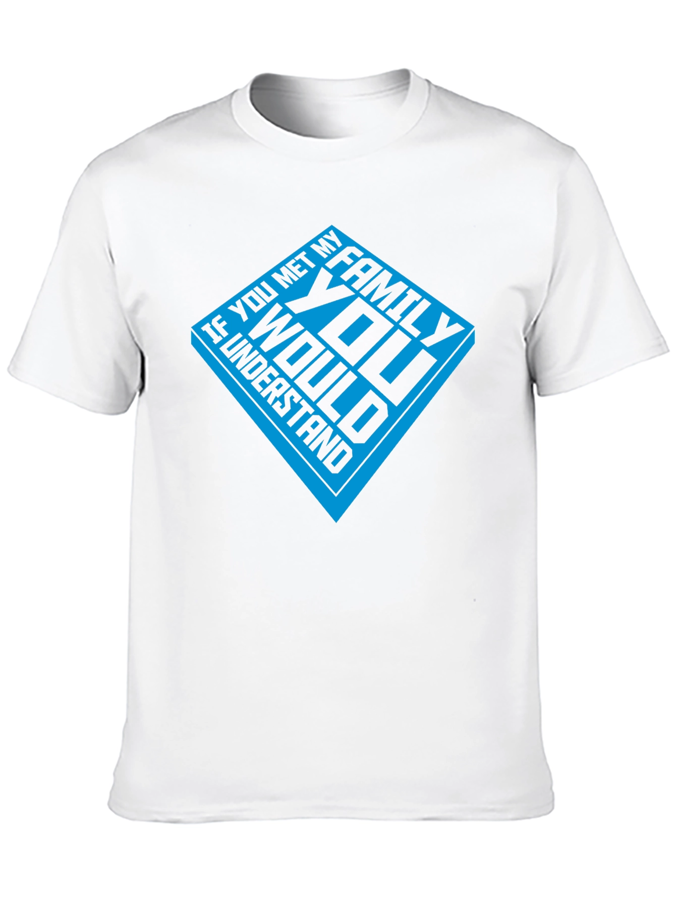 Black Family Humor Tee - If You Met My Family T-Shirt view 10