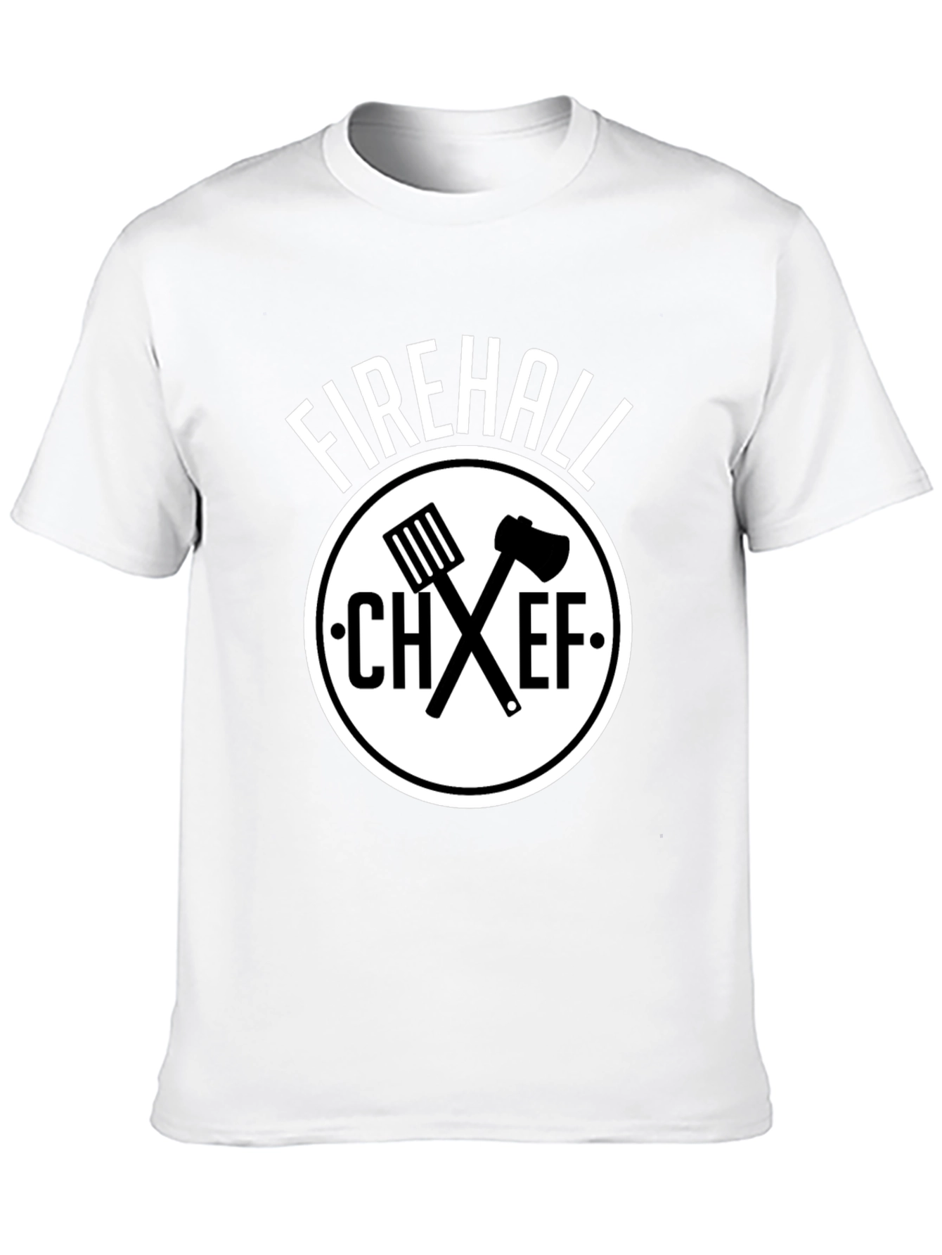 Black Firehall Chef BBQ T-Shirt - Grill Master Apparel view 10