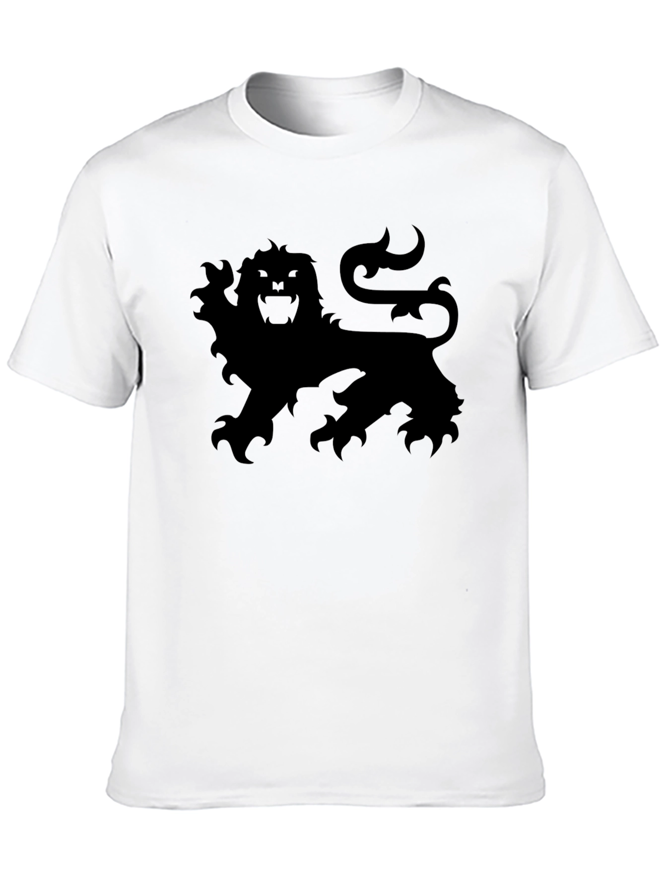 Black Lion Crest Graphic Tee - Black view 10