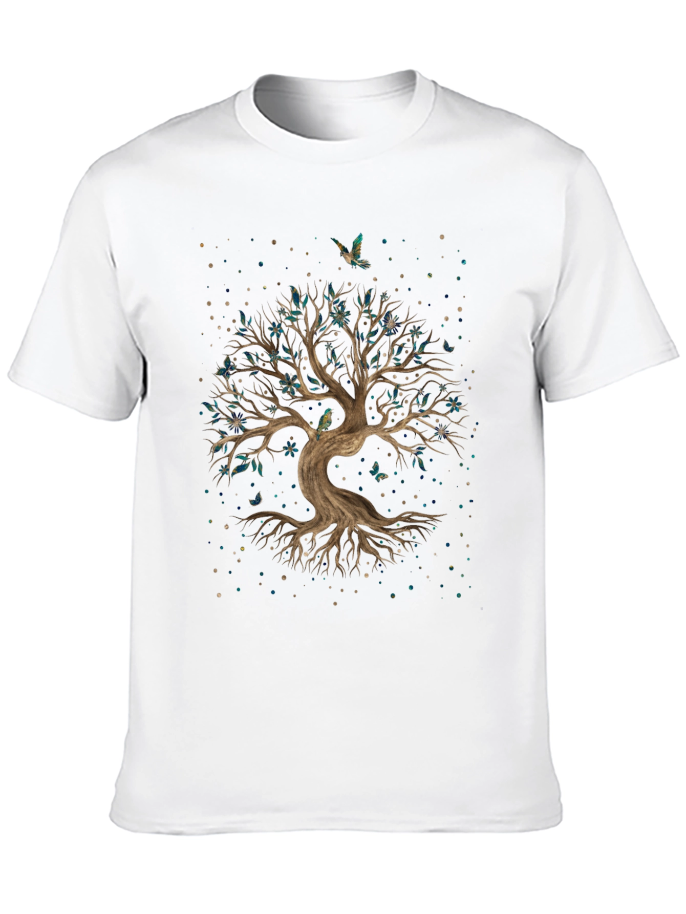 Black Enchanted Tree Graphic Tee - Nature Inspired Design view 10
