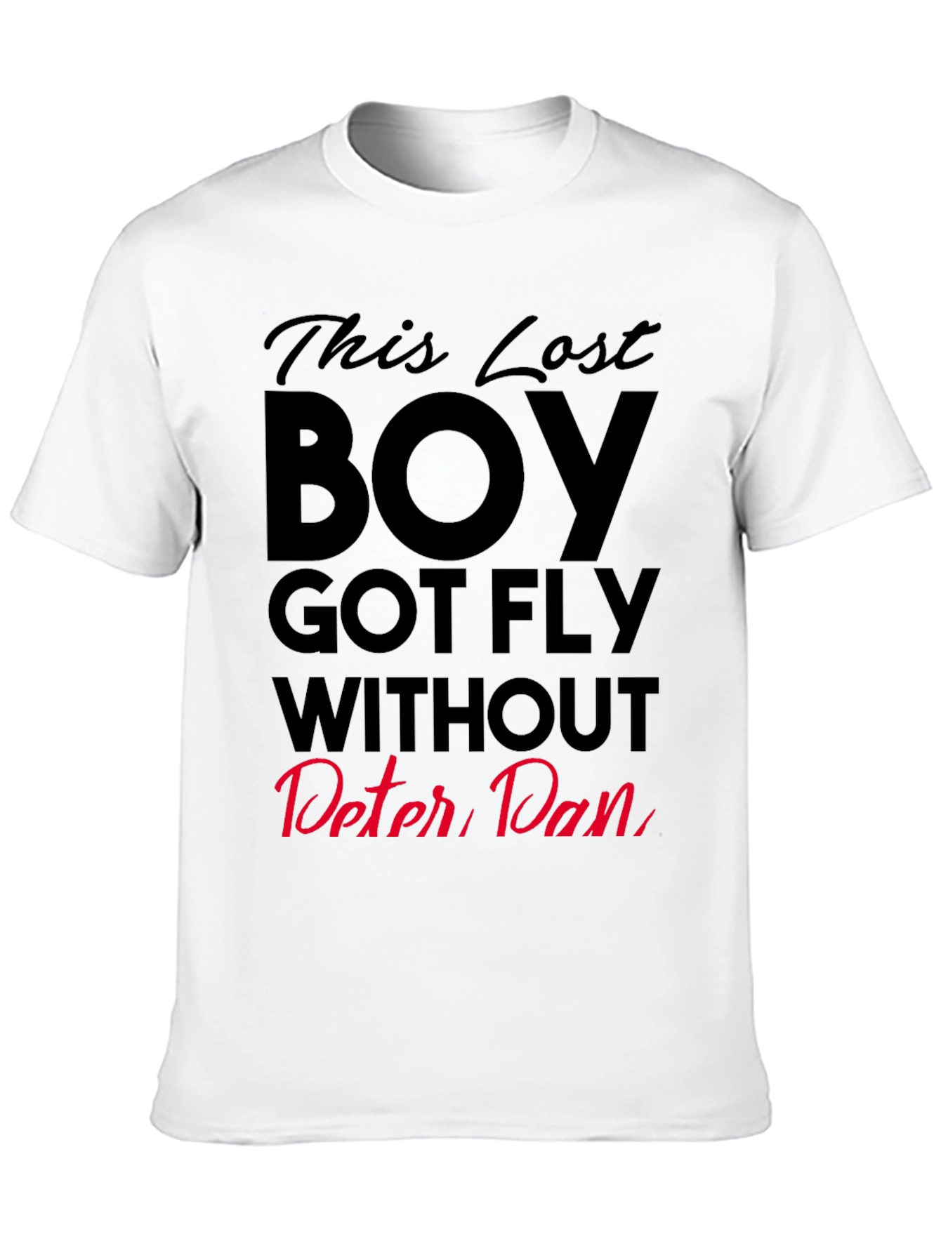 Black This Lost Boy Got Fly T-Shirt - Peter Pan Inspired view 10