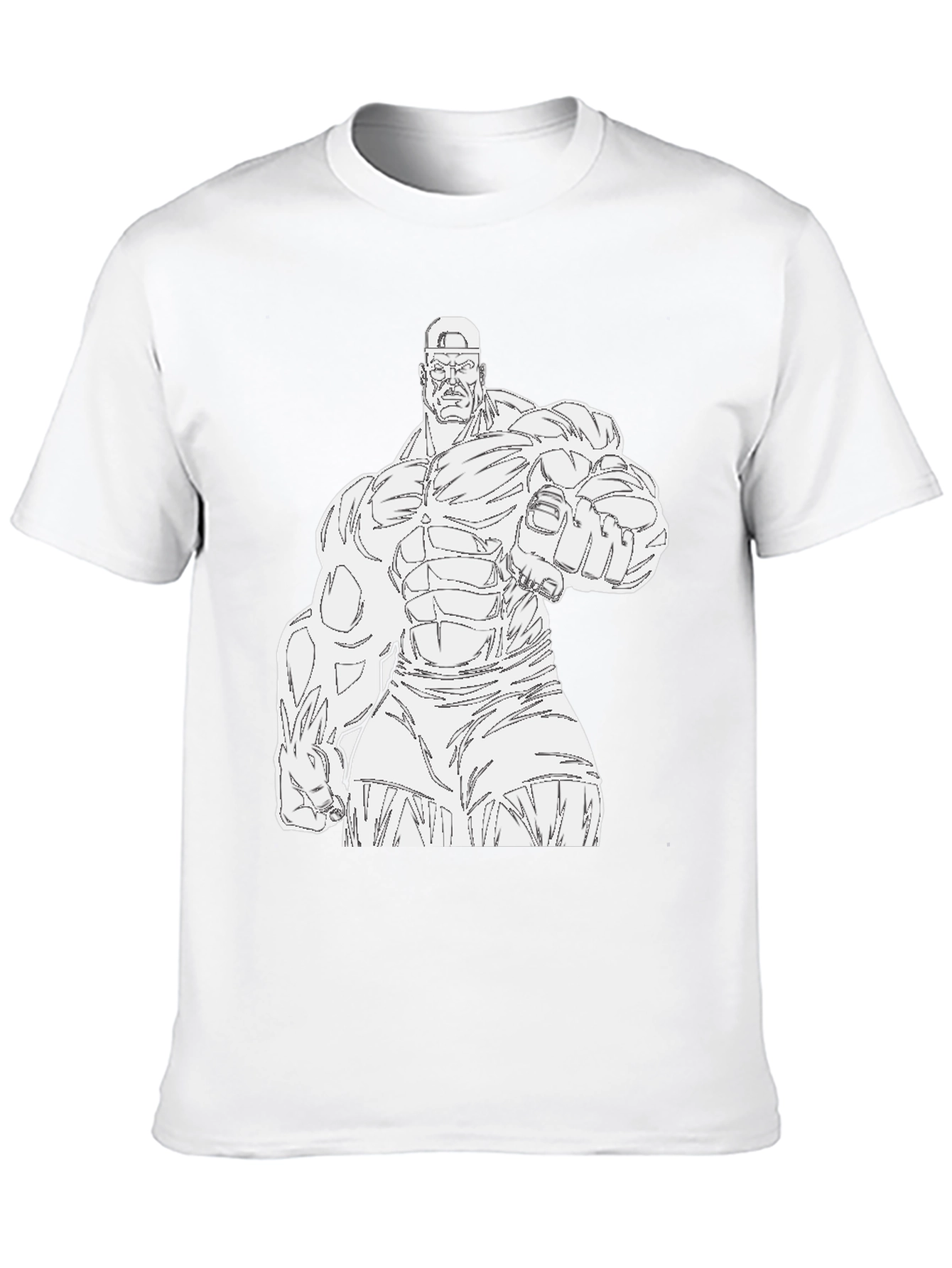 Black Hulk Graphic Tee - Black Cotton T-Shirt view 10