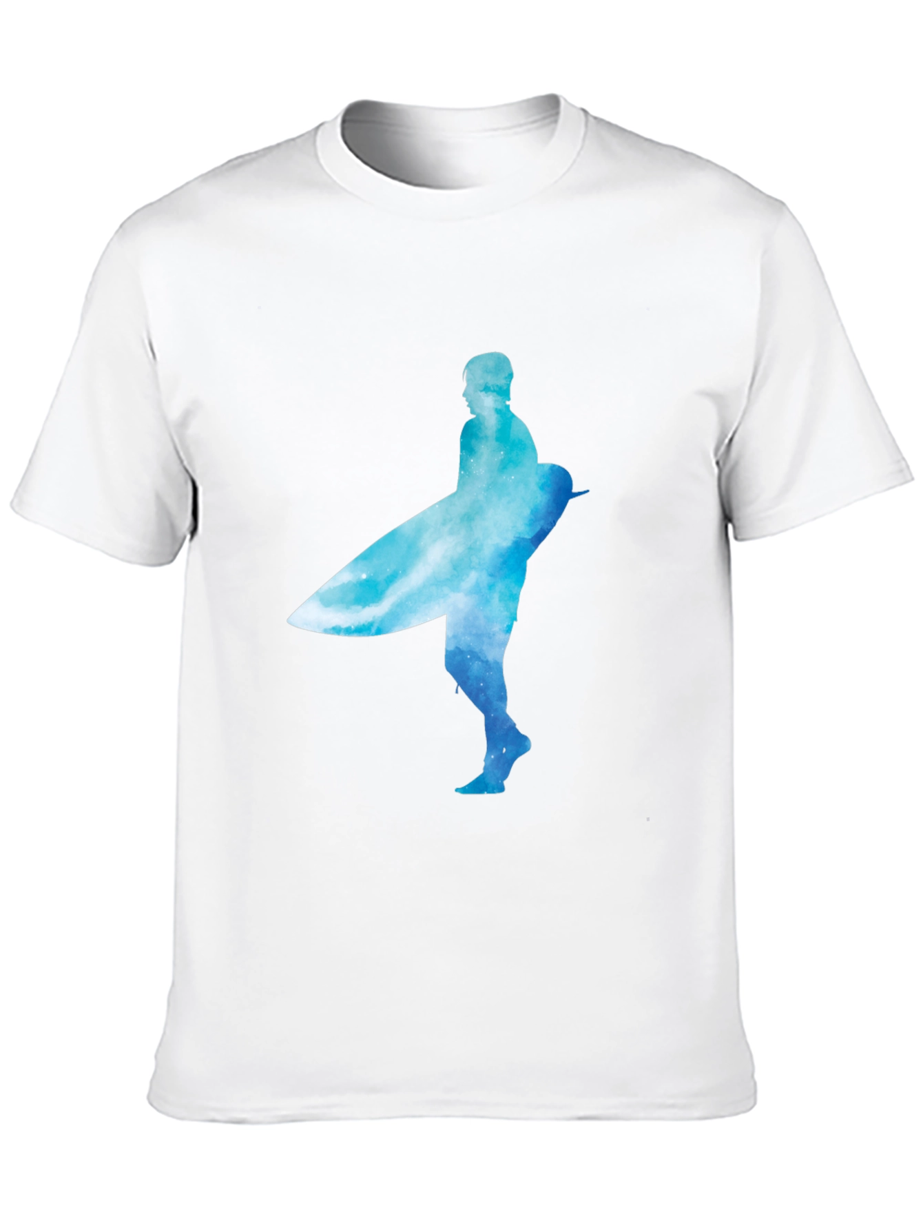 Black Surfer Graphic Tee - Black Cotton Blend view 10