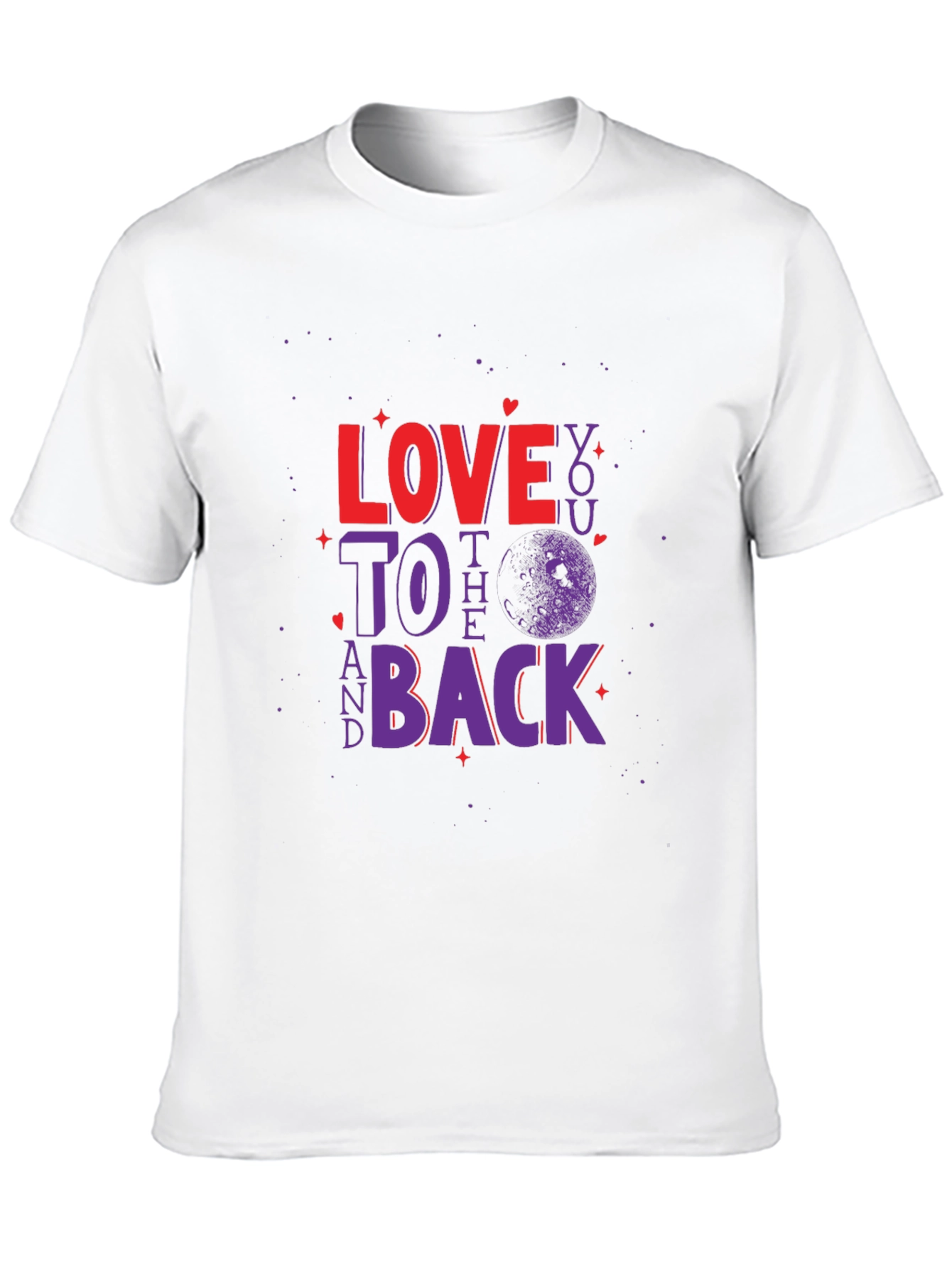 Black Love You To The Moon and Back Graphic Tee view 10