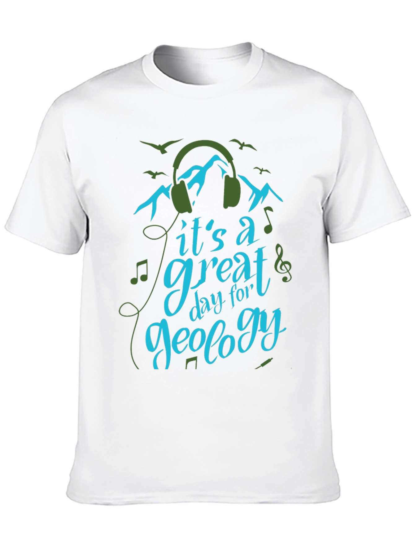 Black Geology Music Black Graphic T-Shirt view 10