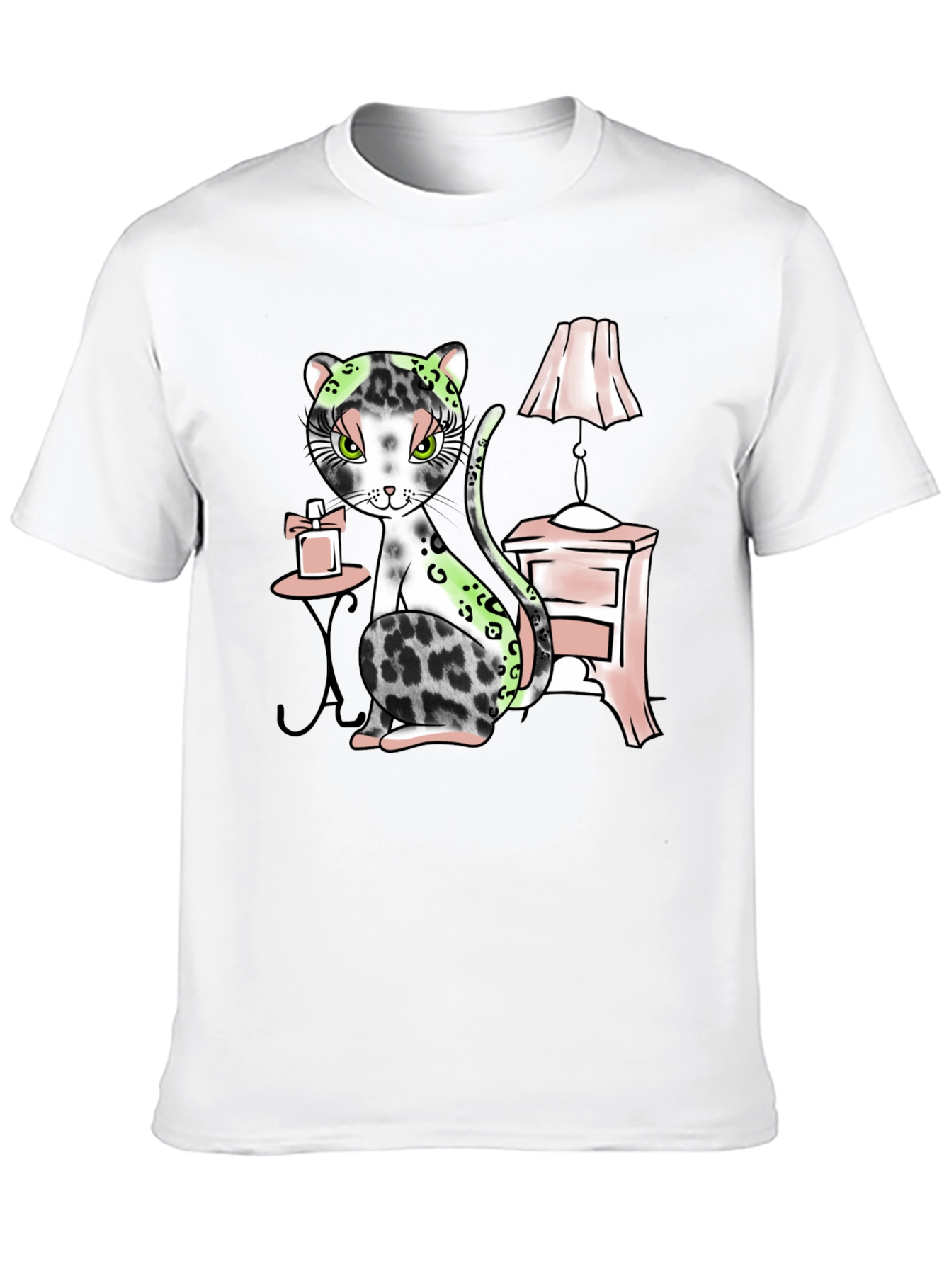Black Elegant Cat Graphic T-Shirt - Stylish and Unique Design view 10