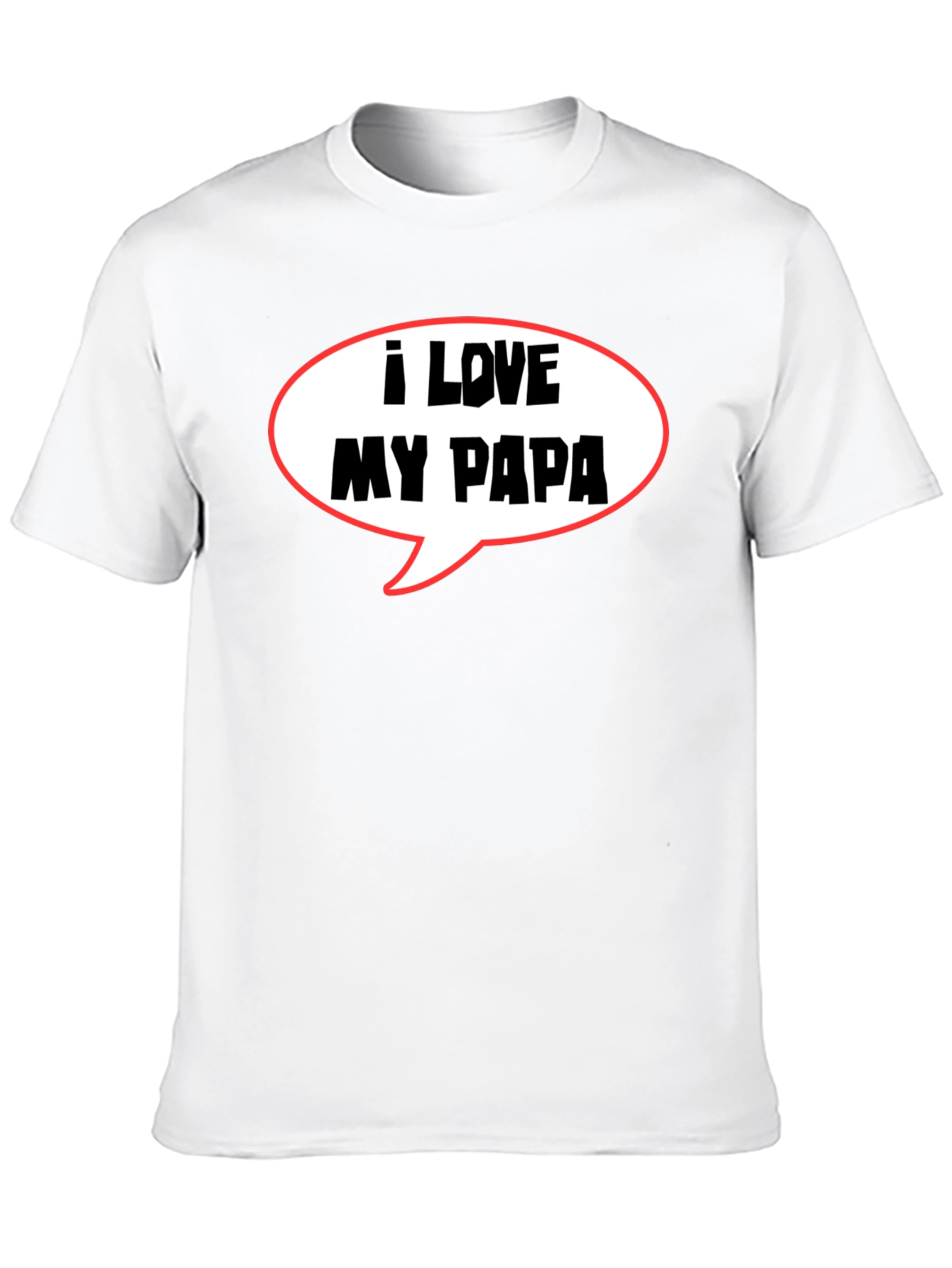 Black I Love My Papa T-Shirt, Father's Day Gift view 10