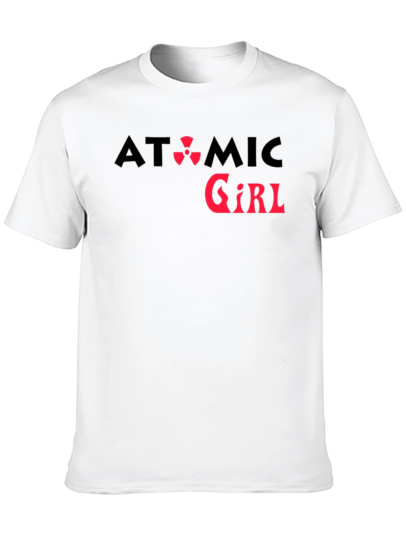 Black Atomic Girl Graphic Tee - Black view 10