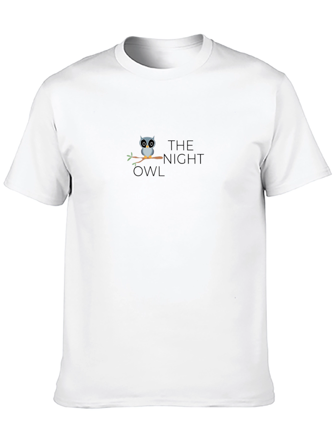 Black The Night Owl T-Shirt - Soft & Stylish view 10