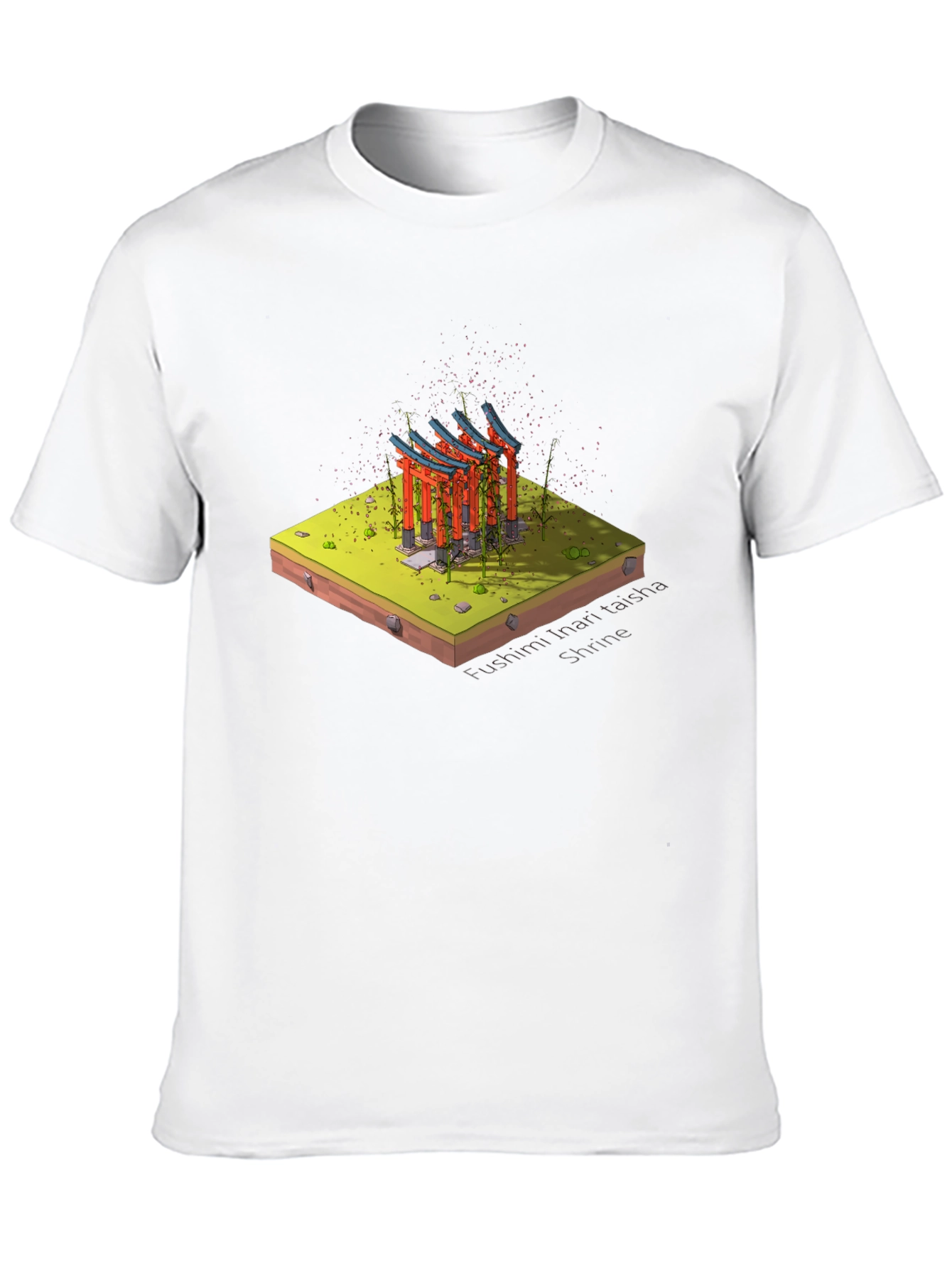 Black Fushimi Inari Shrine Graphic T-Shirt view 10