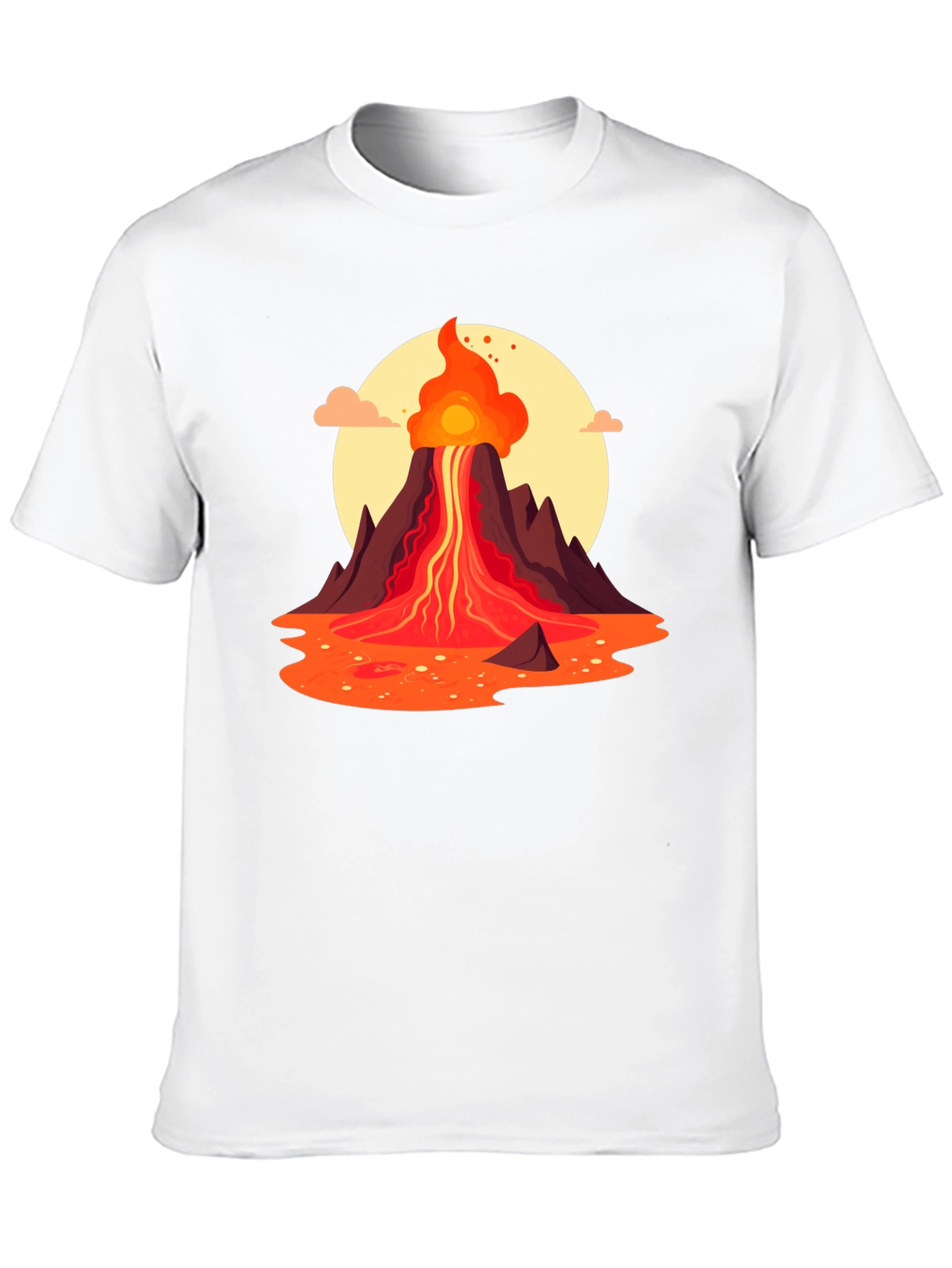 Black Volcano Graphic Tee - Black view 10