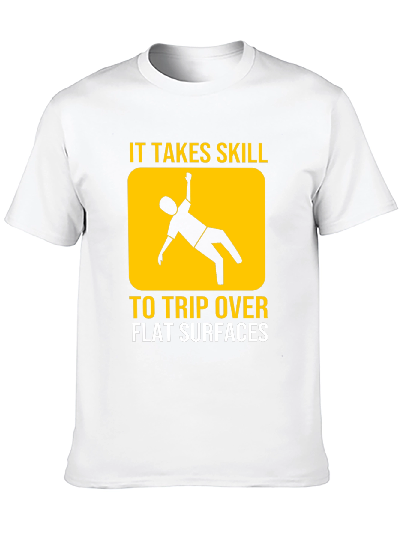 Black Funny "It Takes Skill" Graphic T-Shirt view 10