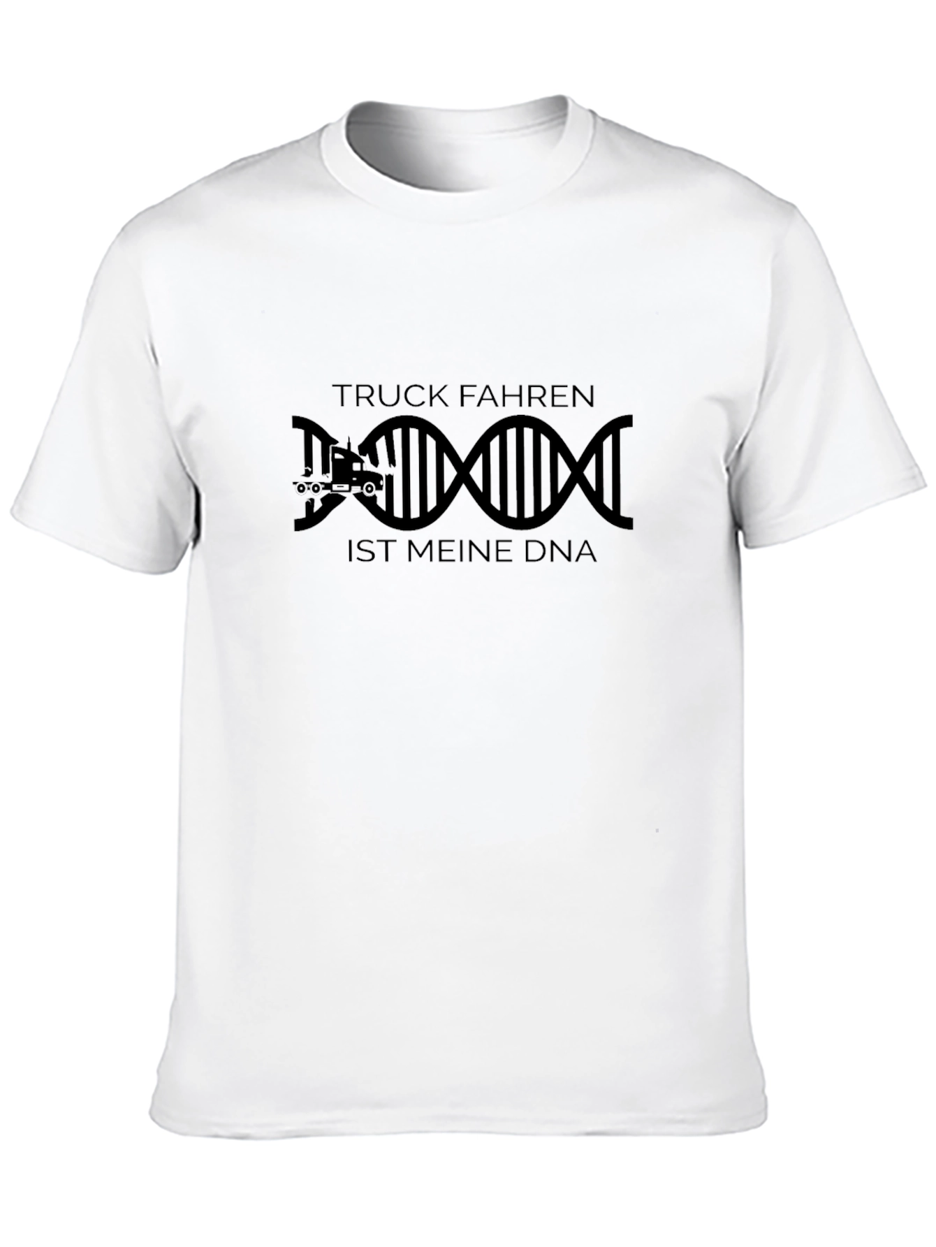 Truck Fahrern DNA T-Shirt - Black Graphic Tee - 10