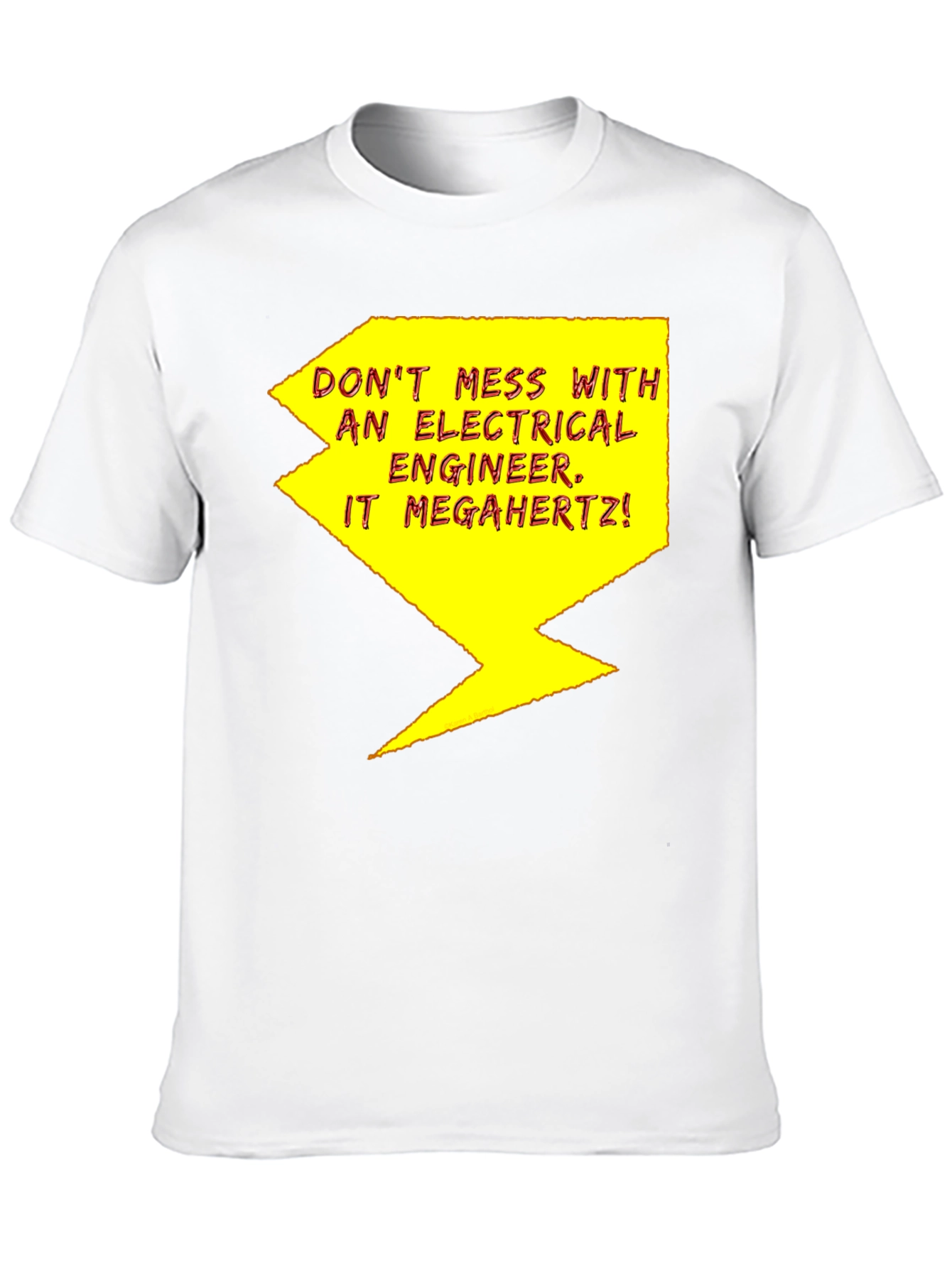 Black Electrical Engineer T-Shirt - Funny Warning Tee view 10