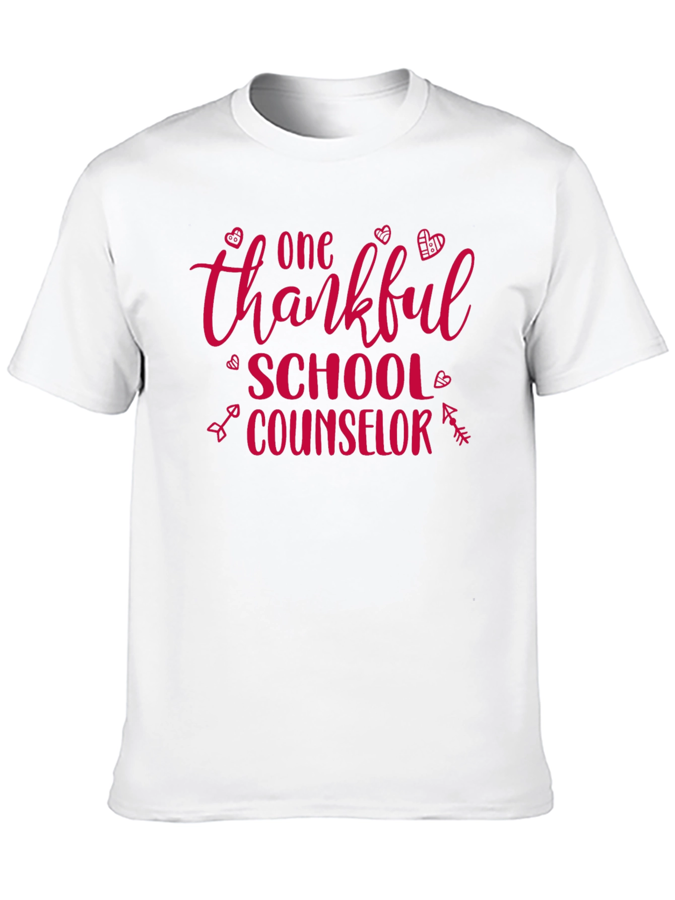 Black Thankful School Counselor T-Shirt view 10
