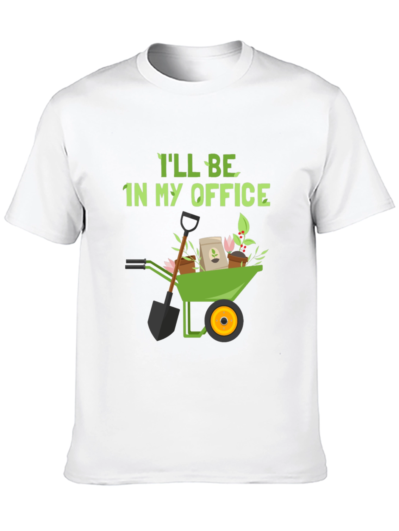 Black Gardener's Office T-Shirt view 10