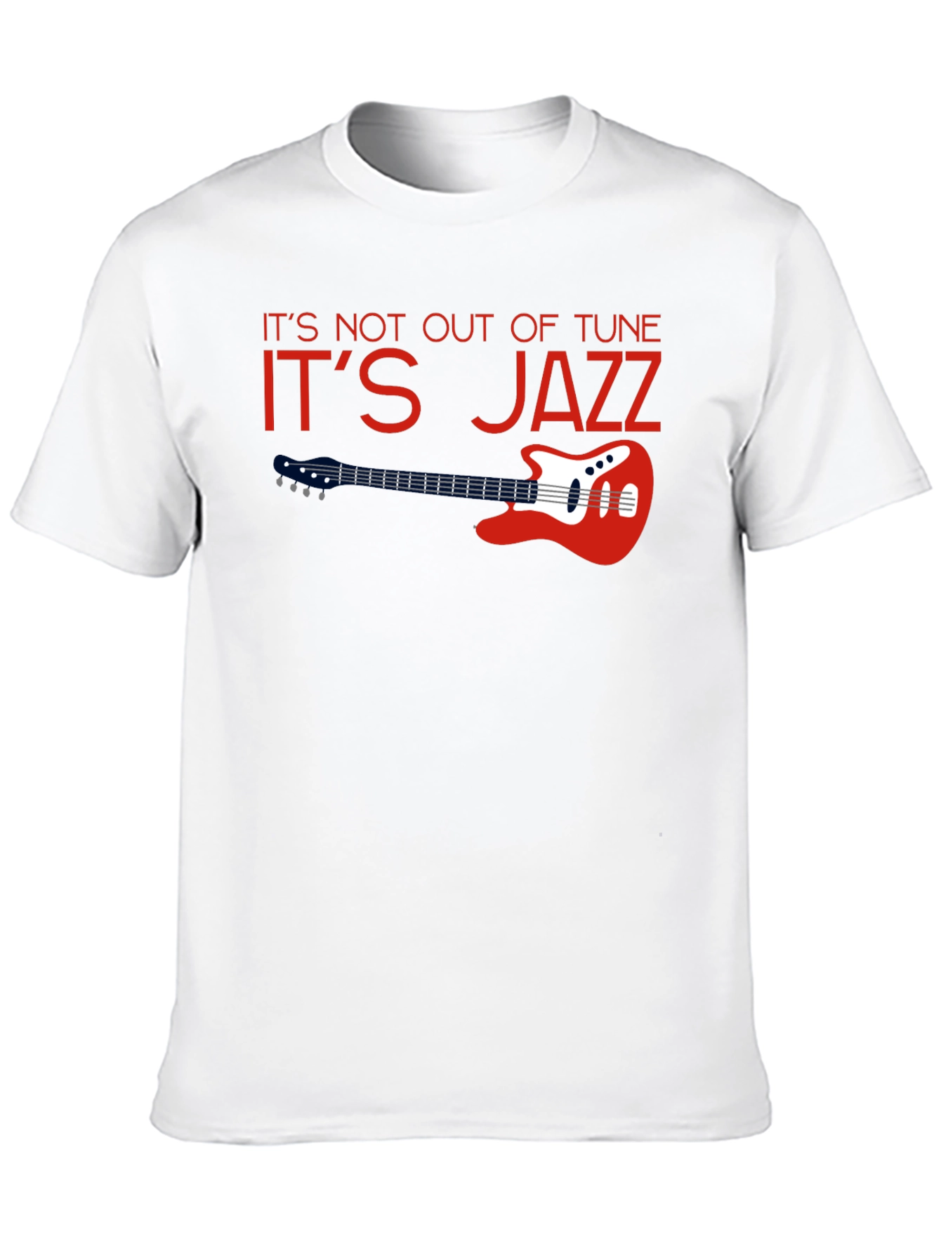 Black It's Jazz T-Shirt - Music Lover's Tee view 10