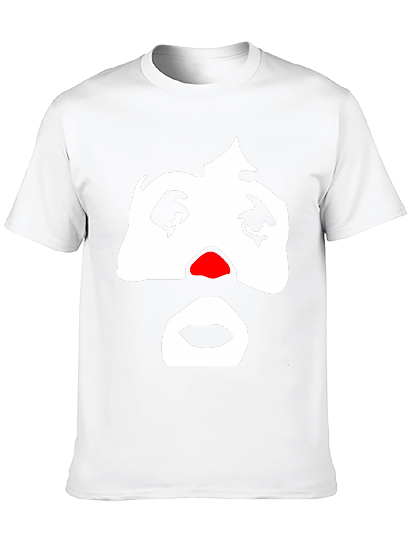 Black Sad Clown Graphic Tee - Men's Black T-Shirt view 10