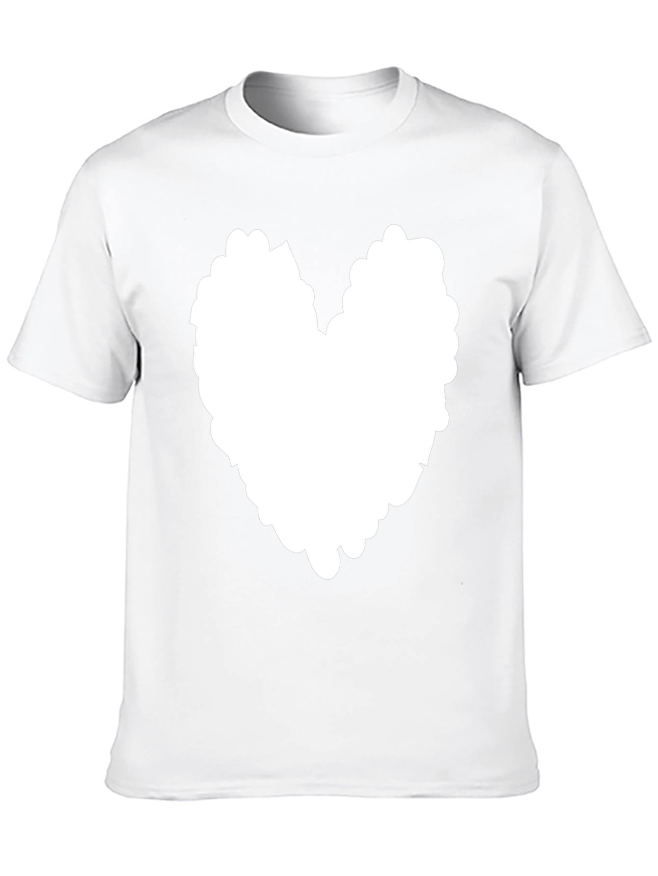 Black Heart Graphic Tee - Stylish Black Cotton T-Shirt view 10