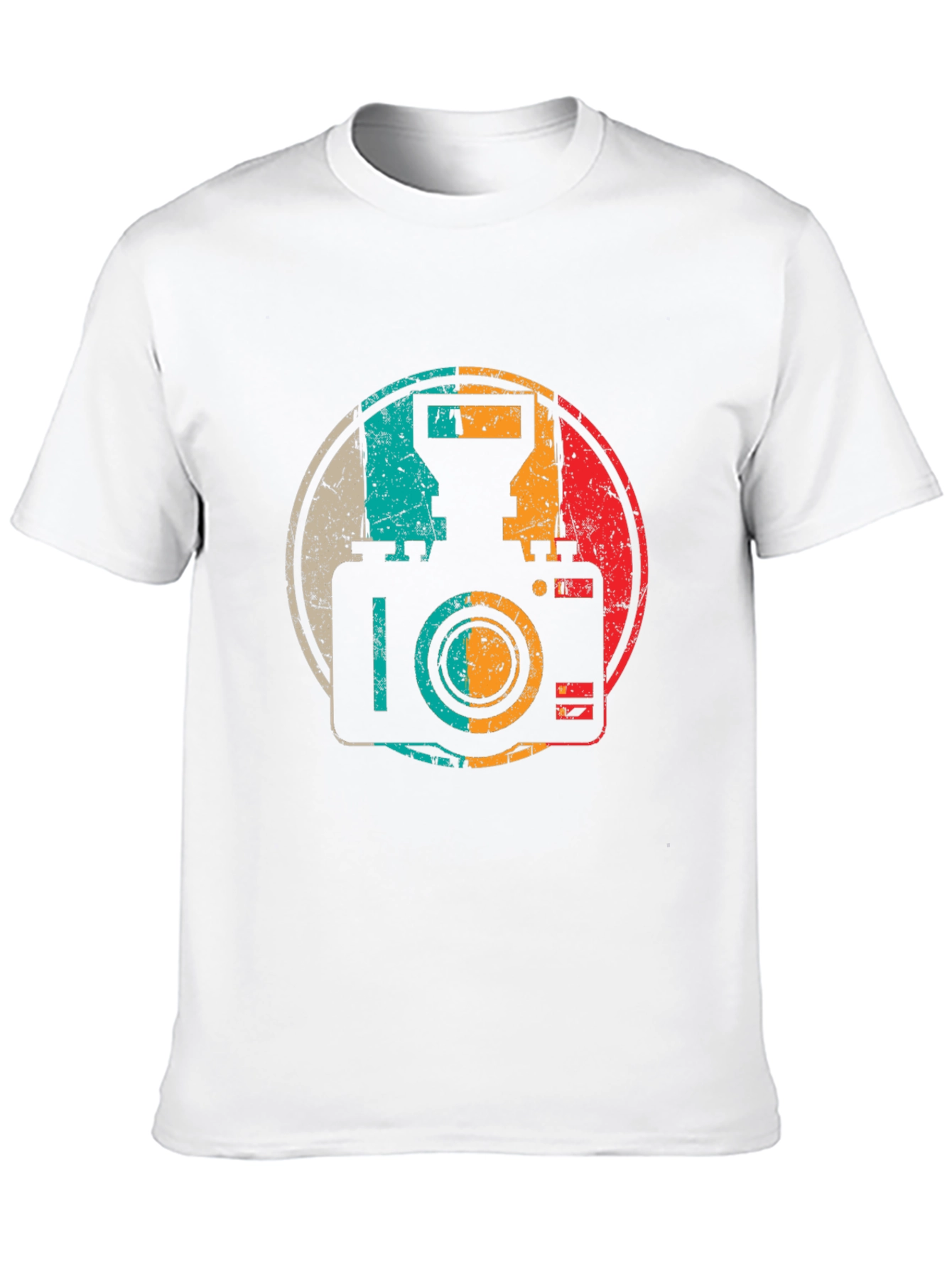 Black Retro Camera Graphic T-Shirt - Vintage Style Photography Tee view 10