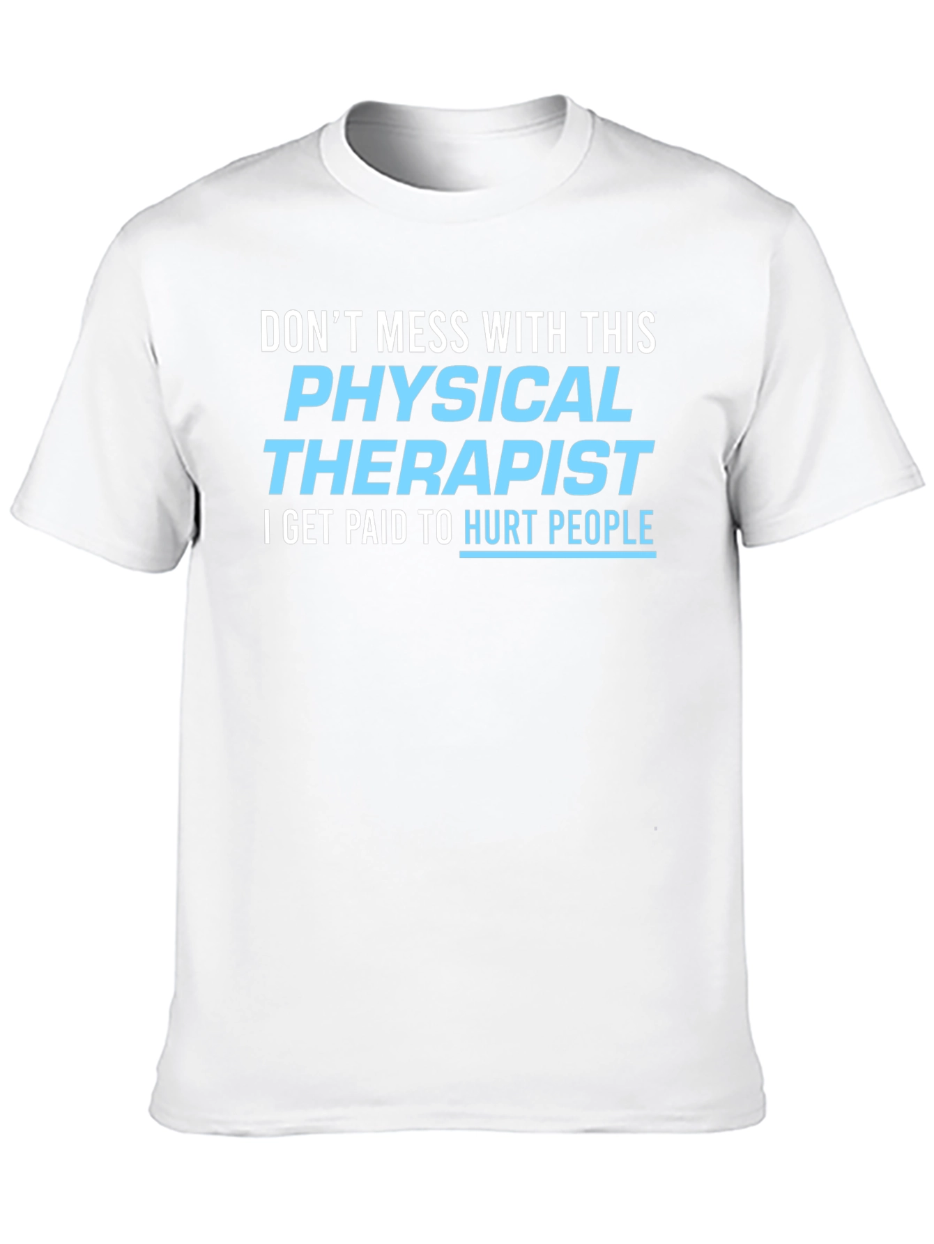 Black Physical Therapist Funny Graphic T-Shirt view 10