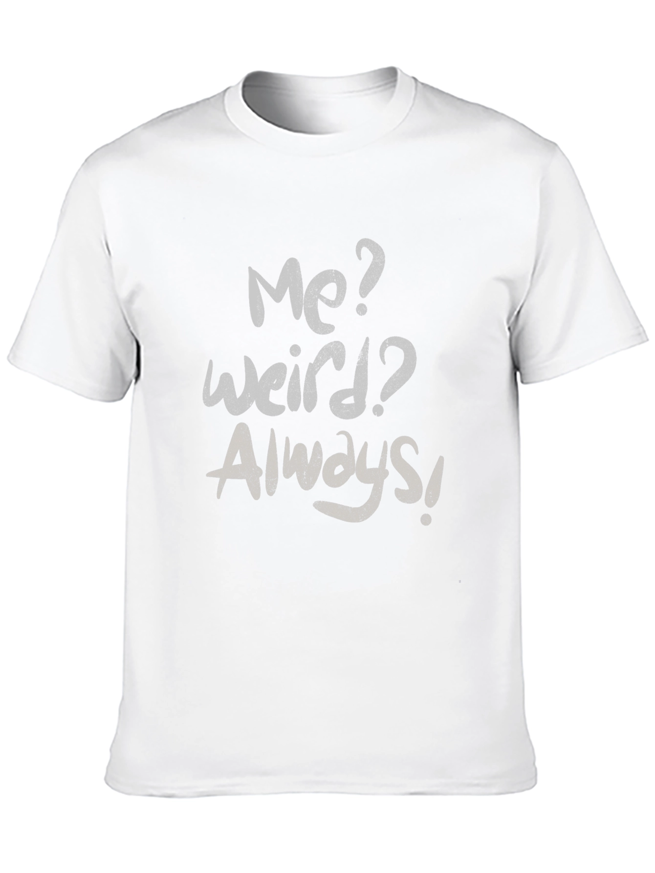 Black Me? Weird? Always! Graphic Tee - Casual Style view 10