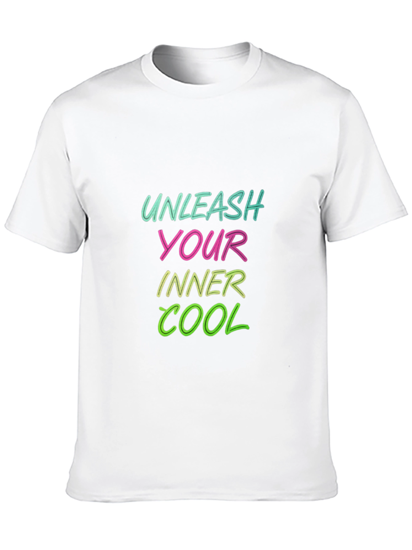 Black Unleash Your Inner Cool Graphic Tee - Black view 10
