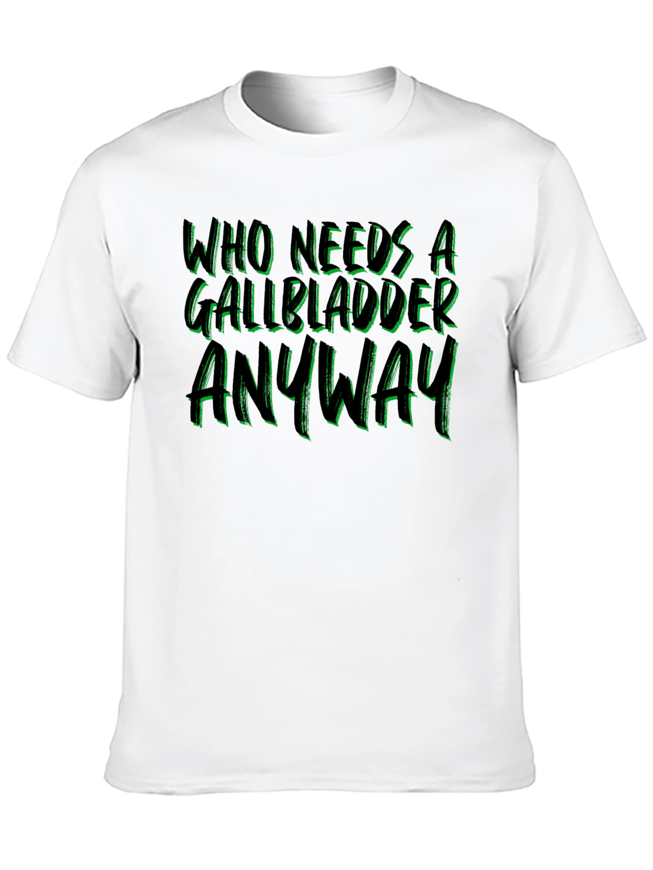 Black Gallbladder Removal T-Shirt - Funny Get Well Soon Gift view 10