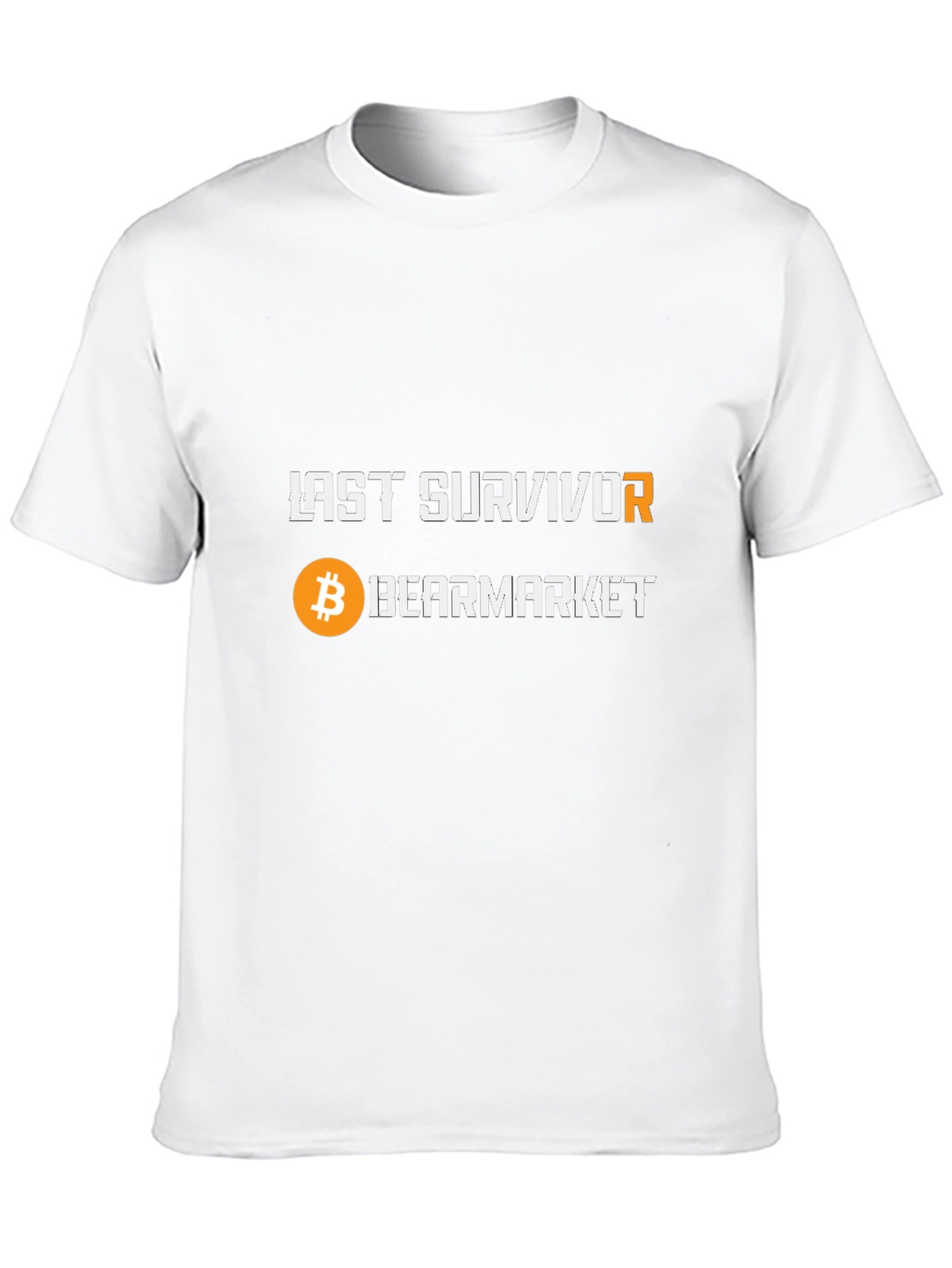 Black Last Survivor Bearmarket Bitcoin Graphic T-Shirt view 10