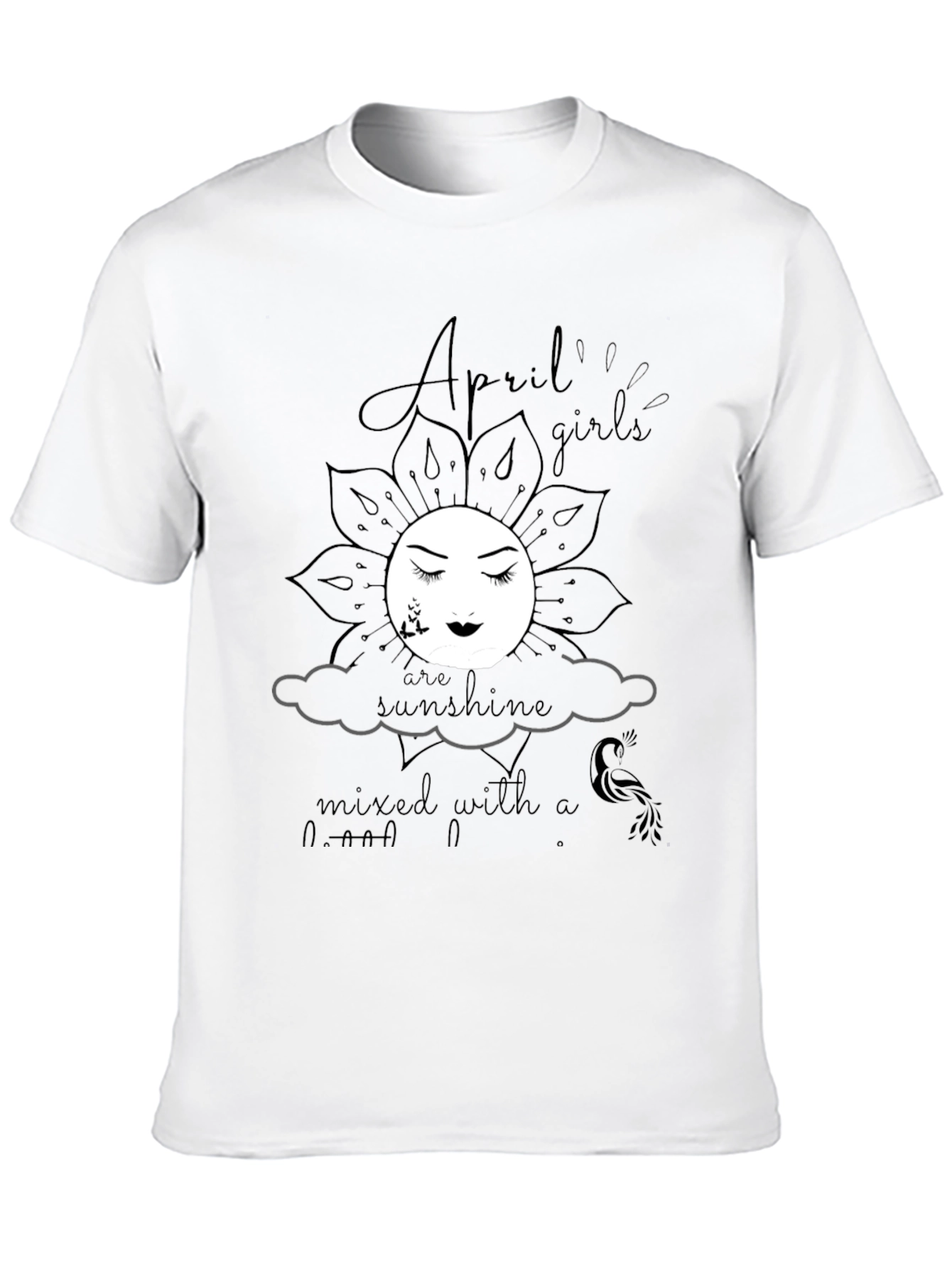 Black April Girls Sunshine Graphic Tee view 10