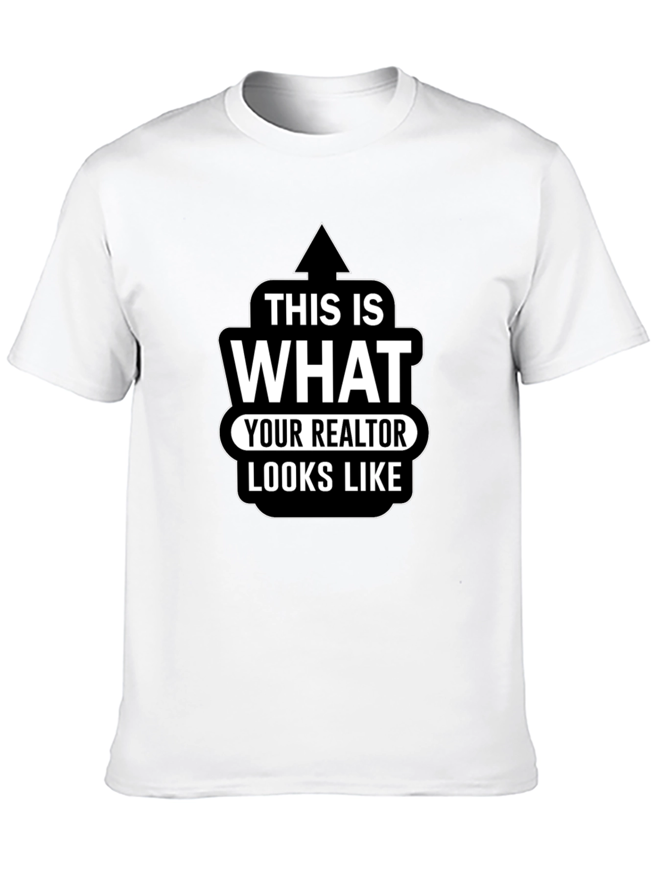 Black Realtor Look T-Shirt - Funny Real Estate Agent Tee view 10