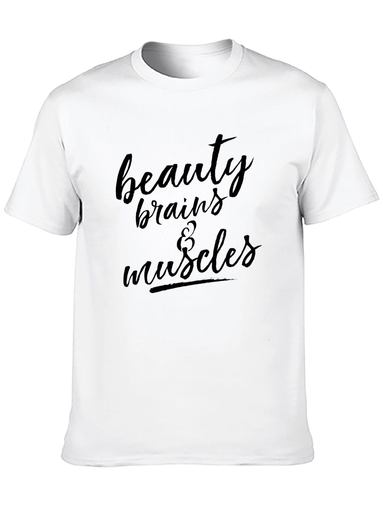 Black Beauty Brains & Muscles Graphic T-Shirt - Black view 10