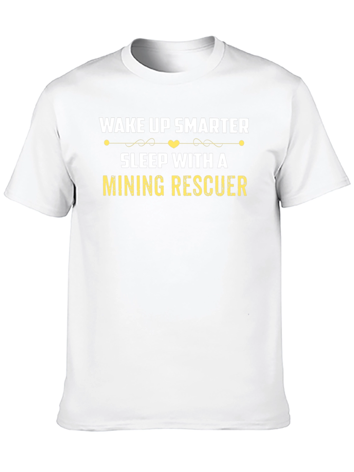 Black Wake Up Smarter Mining Rescuer Graphic T-Shirt view 10