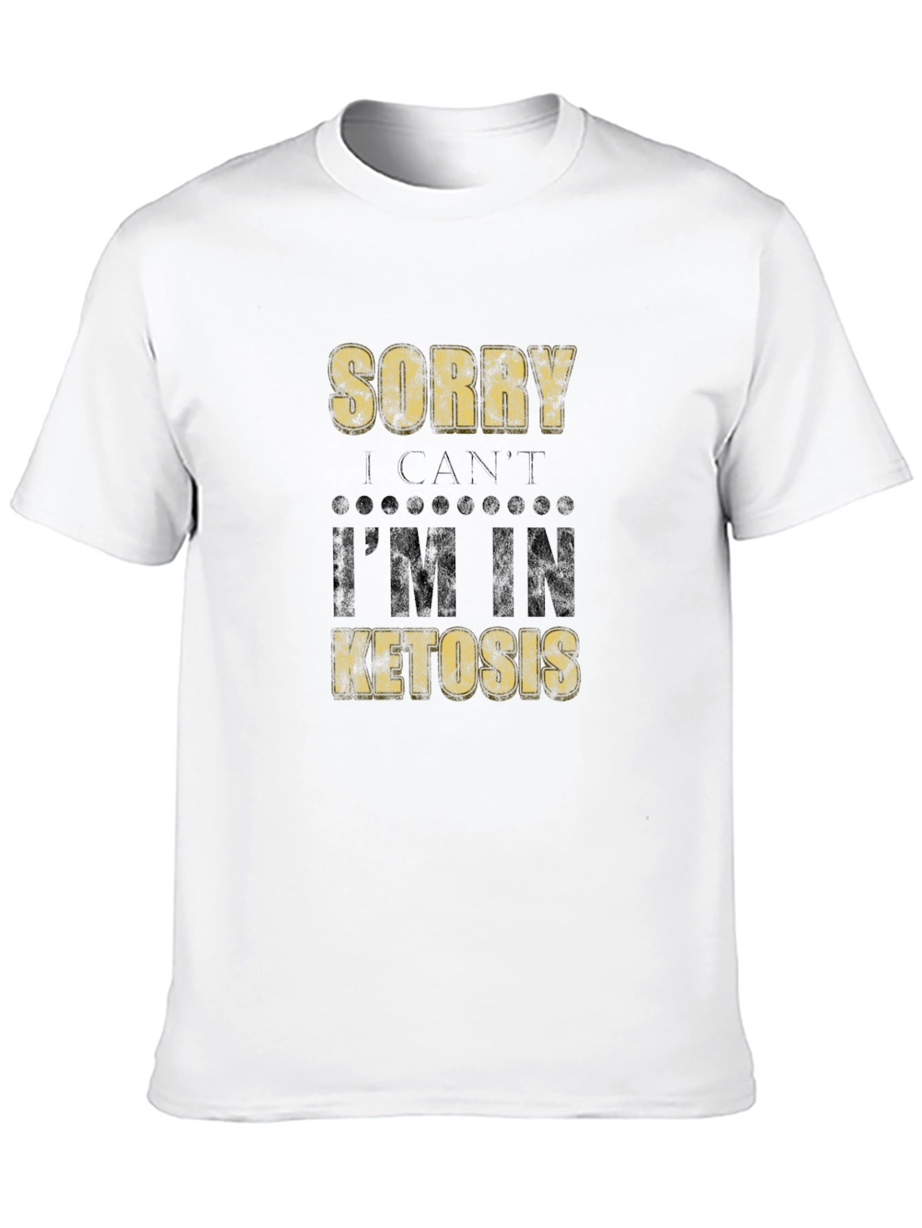 Black Sorry I Can't I'm In Ketosis T-Shirt view 10