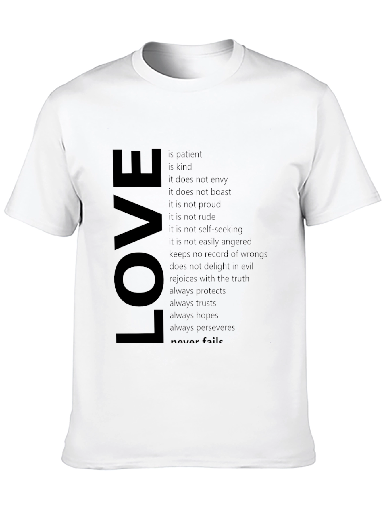 Black Love Definition T-Shirt - Inspirational Graphic Tee view 10